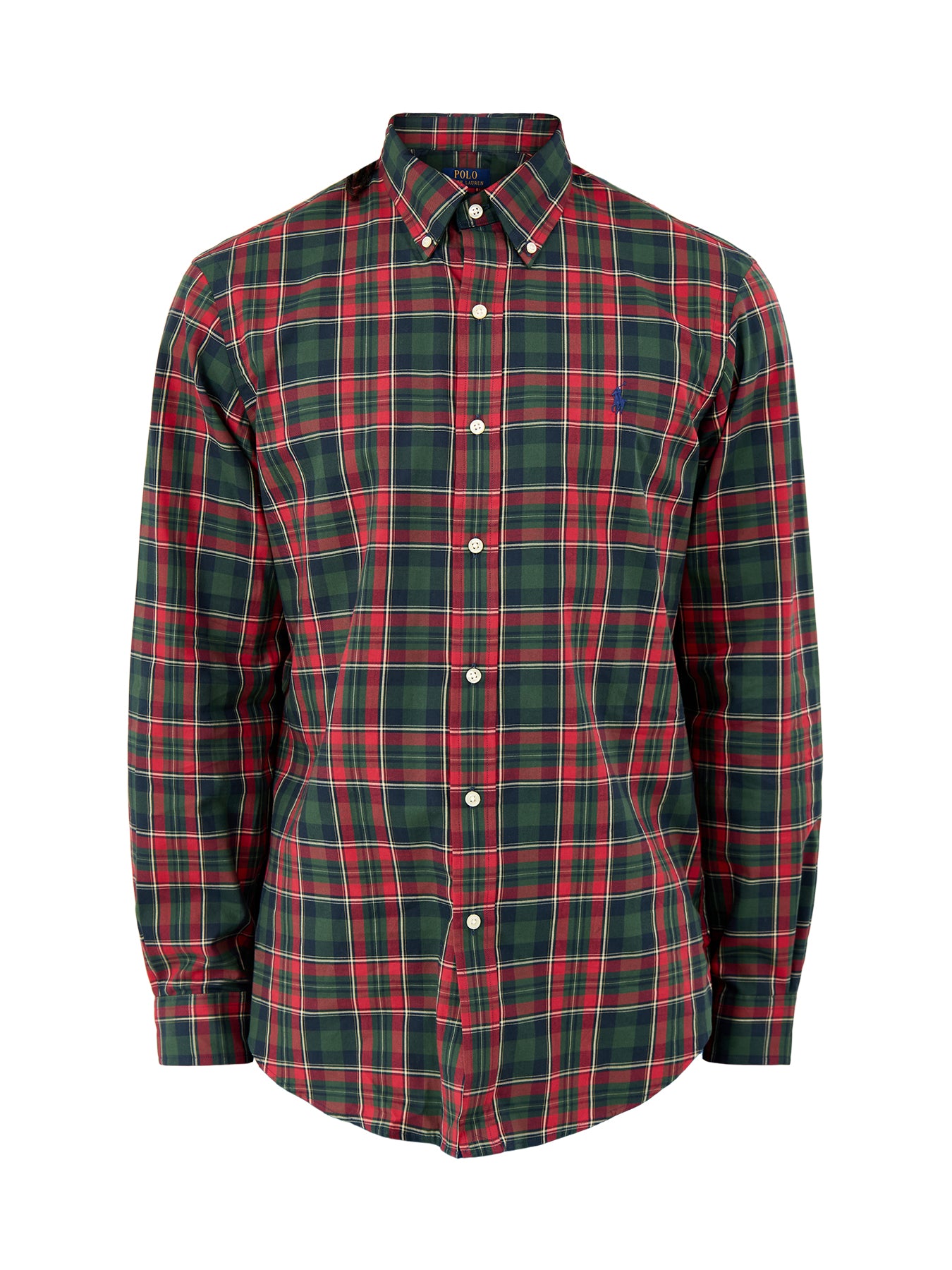 Twill Check Shirt Forest Red