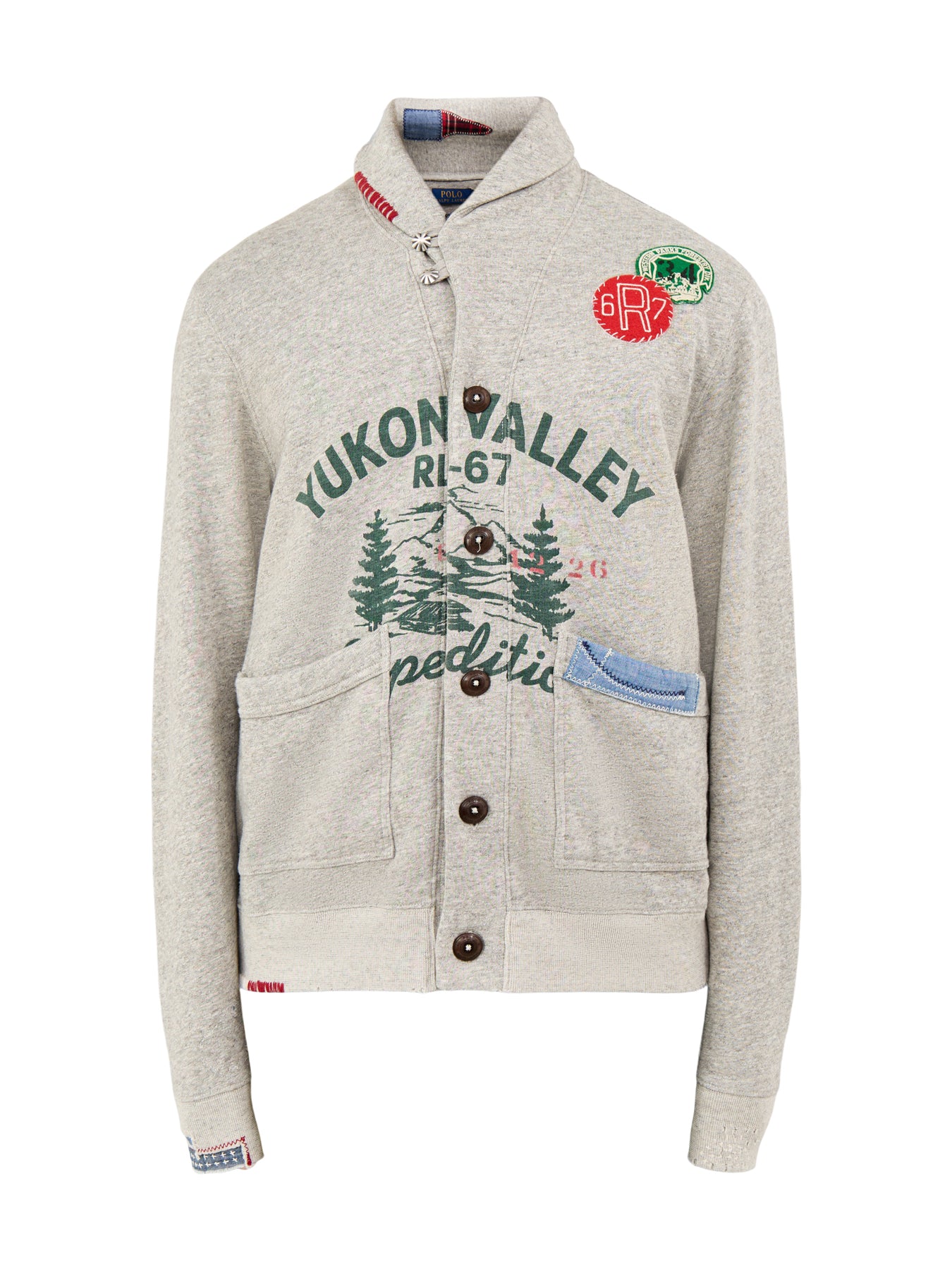 Shawl Neck Cardigan Grey