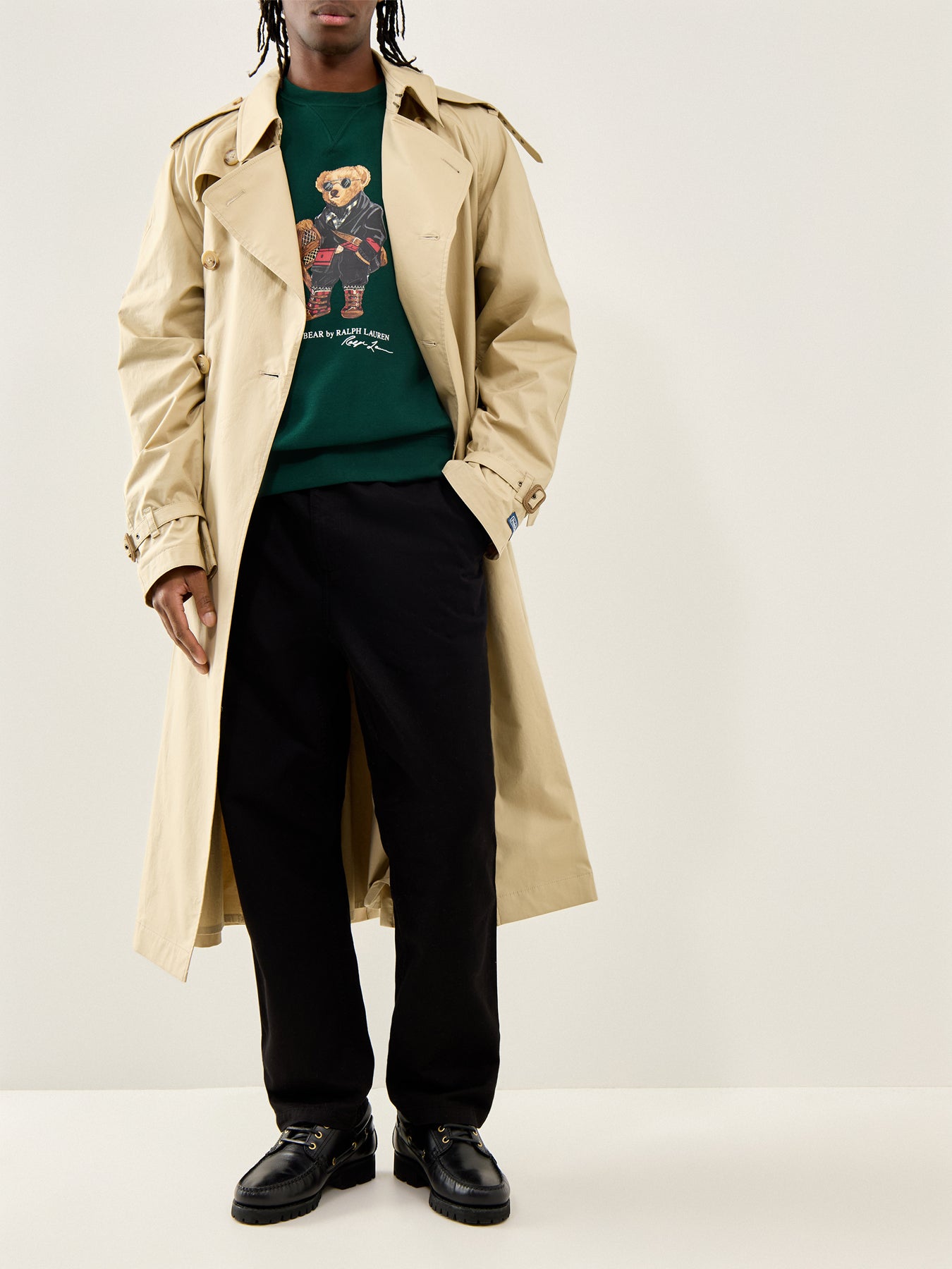 Holiday Bear Sweatshirt Green