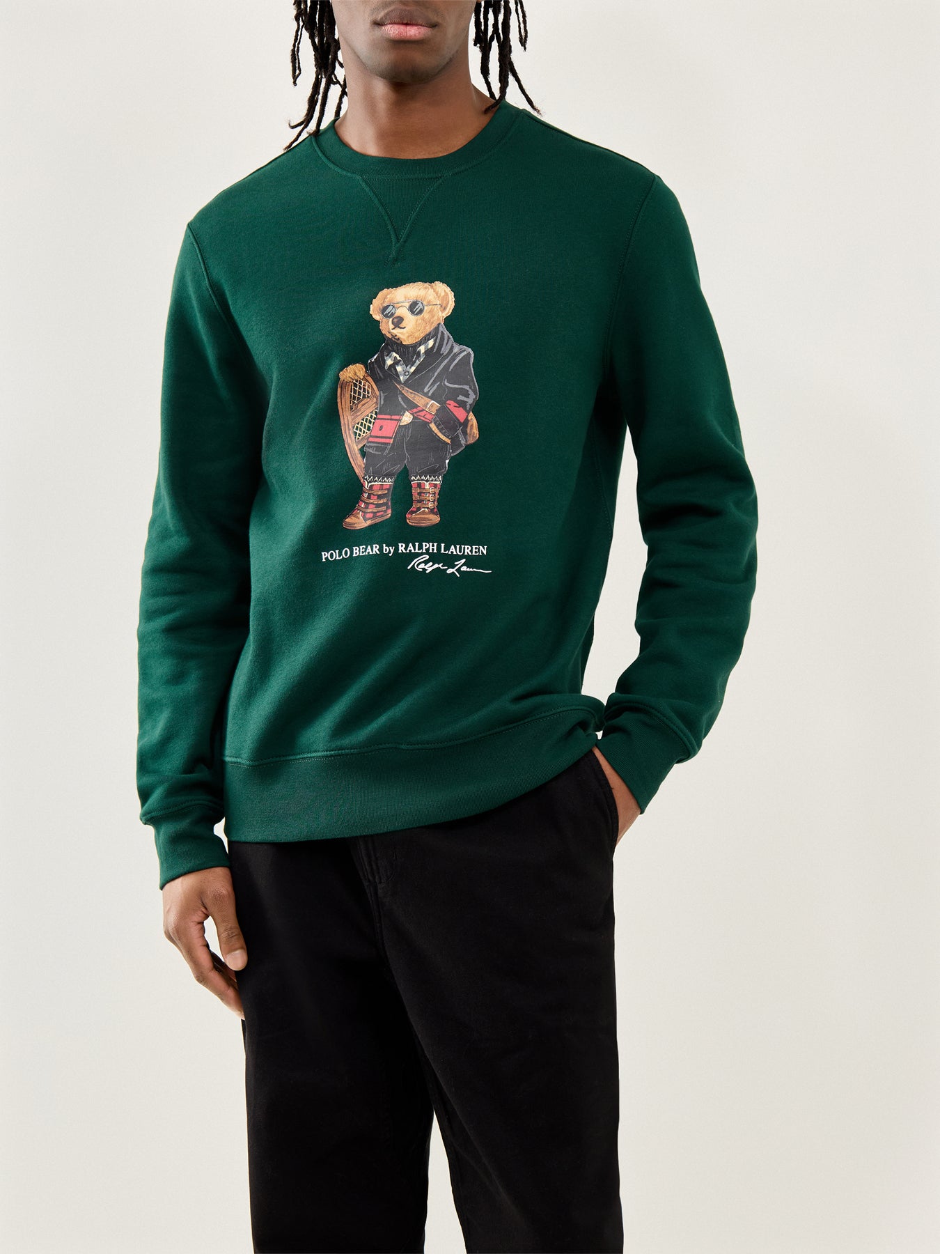 Holiday Bear Sweatshirt Green