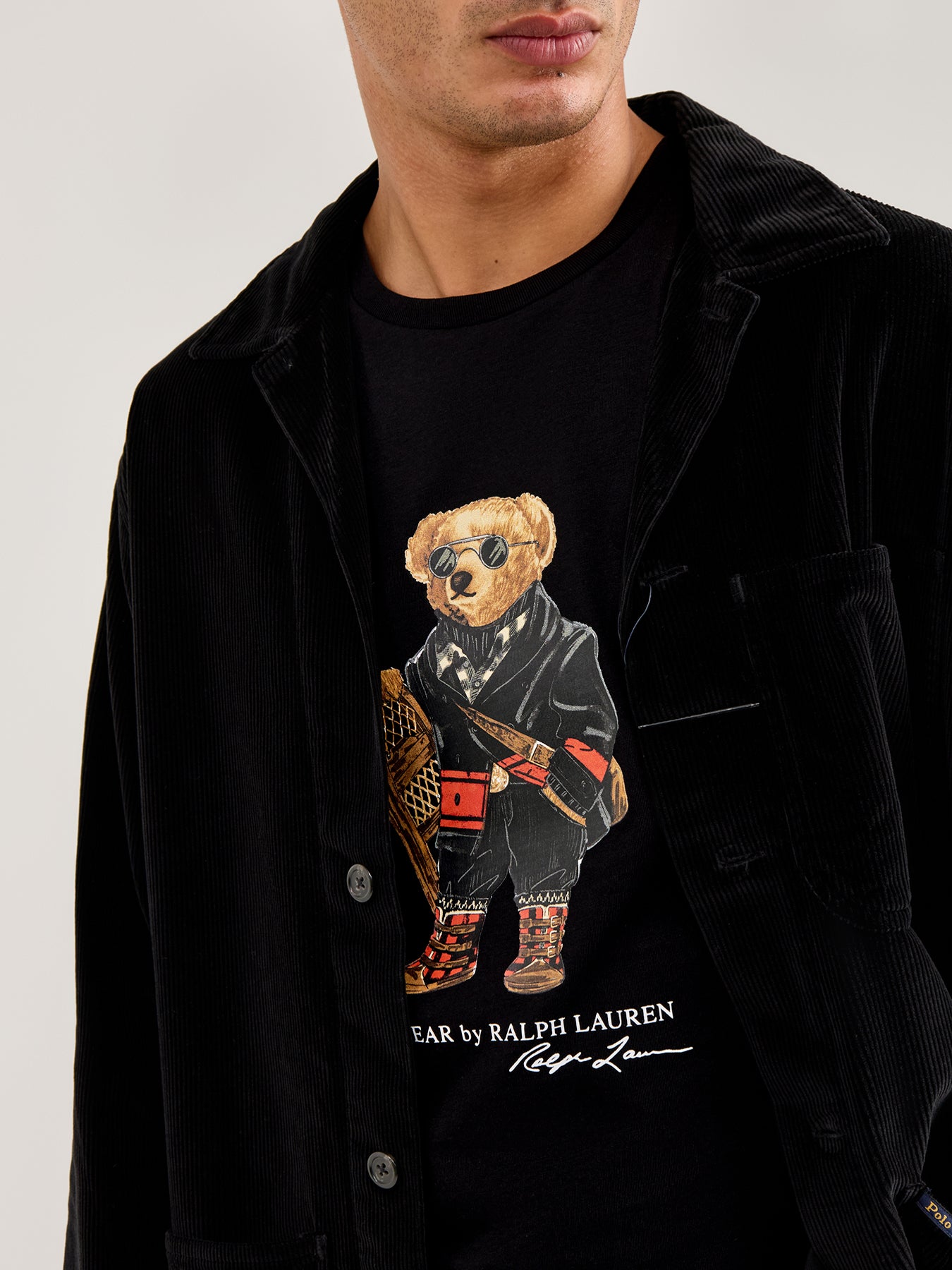 Holiday Bear T-Shirt Black