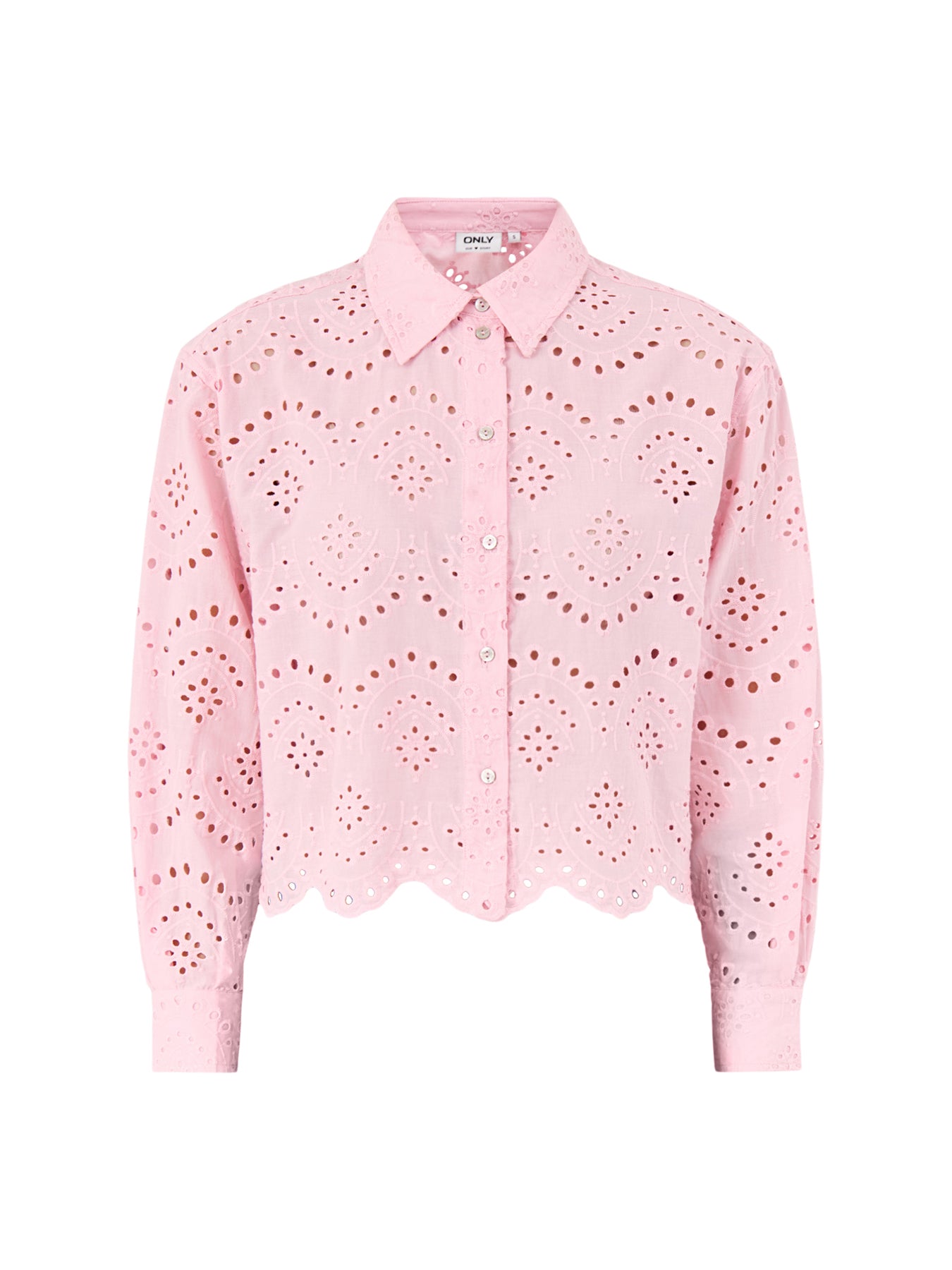 Valais Long Sleeve Cotton Shirt Pink