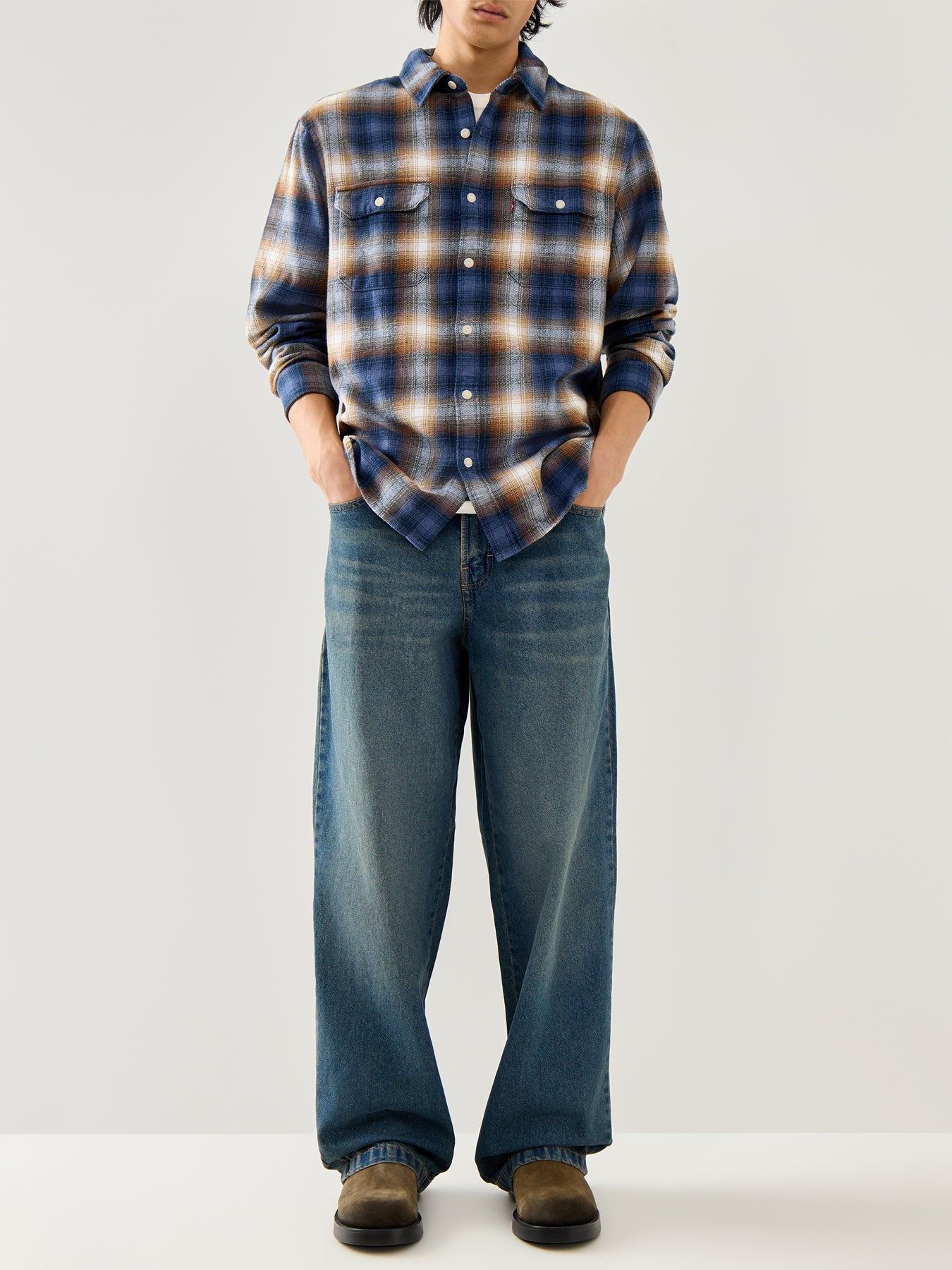Jackson Worker Check Shirt Warwick Plaid Vin