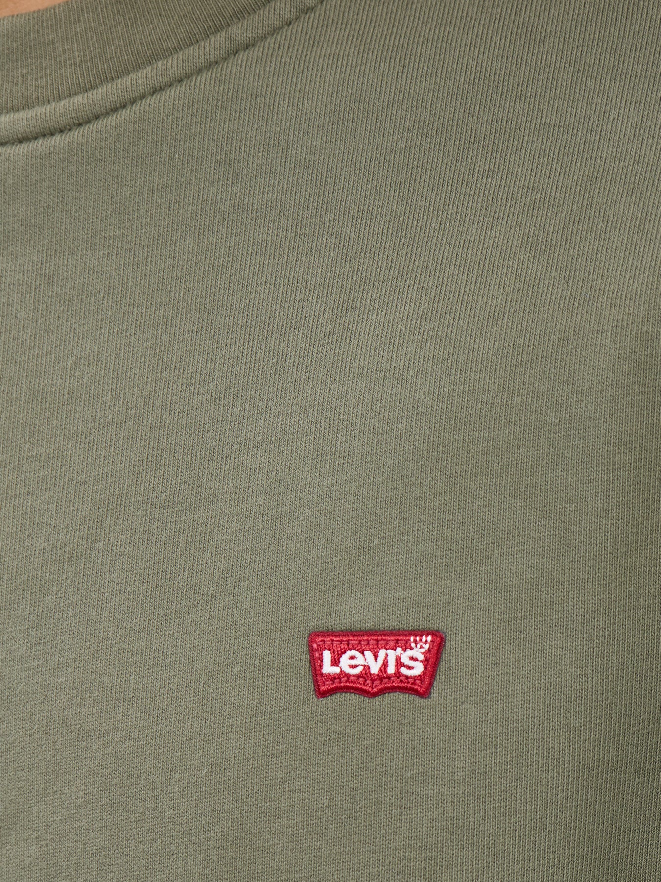 Cotton Olive Housemark Logo Crewneck
