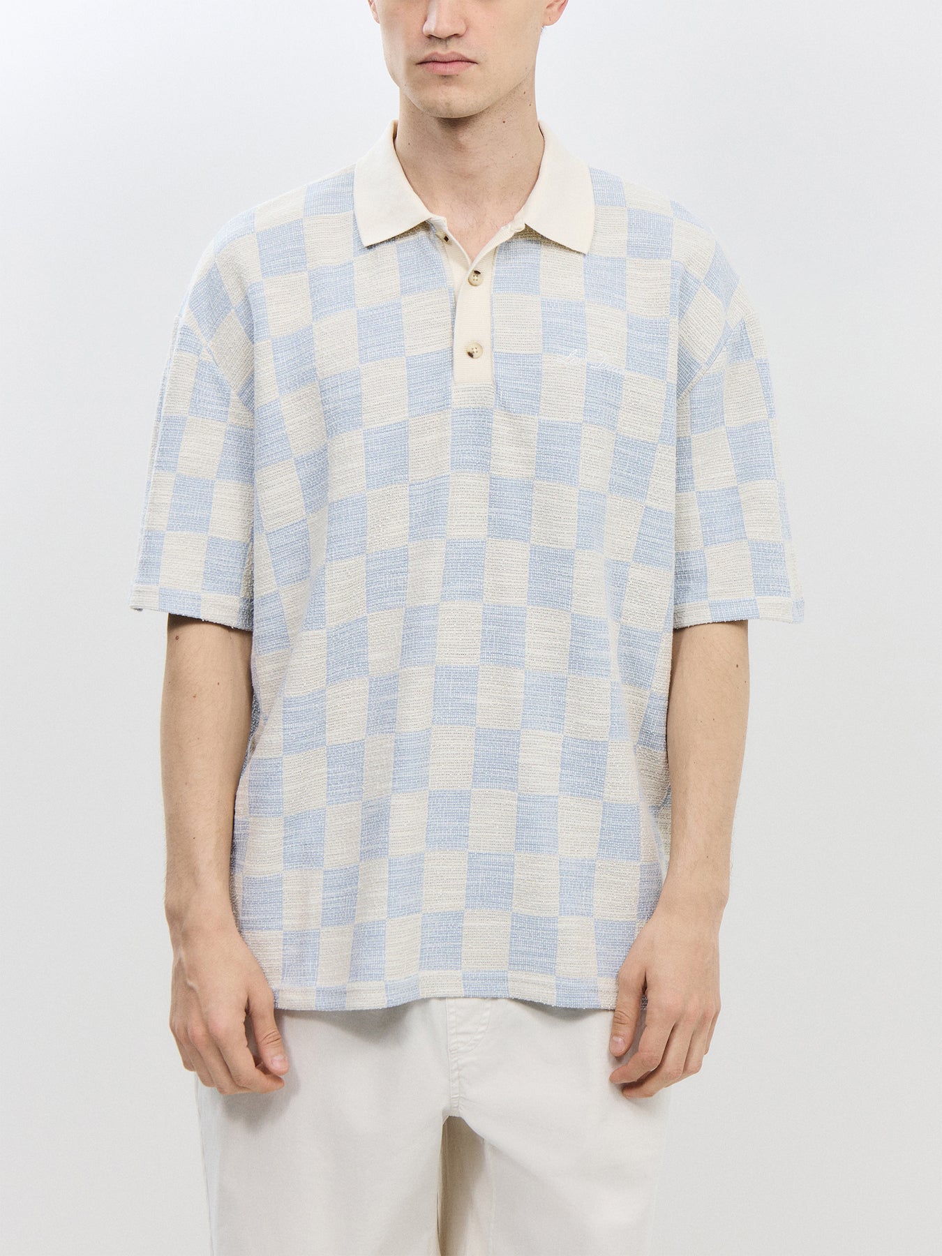 Branson Jersey Jacquard Polo