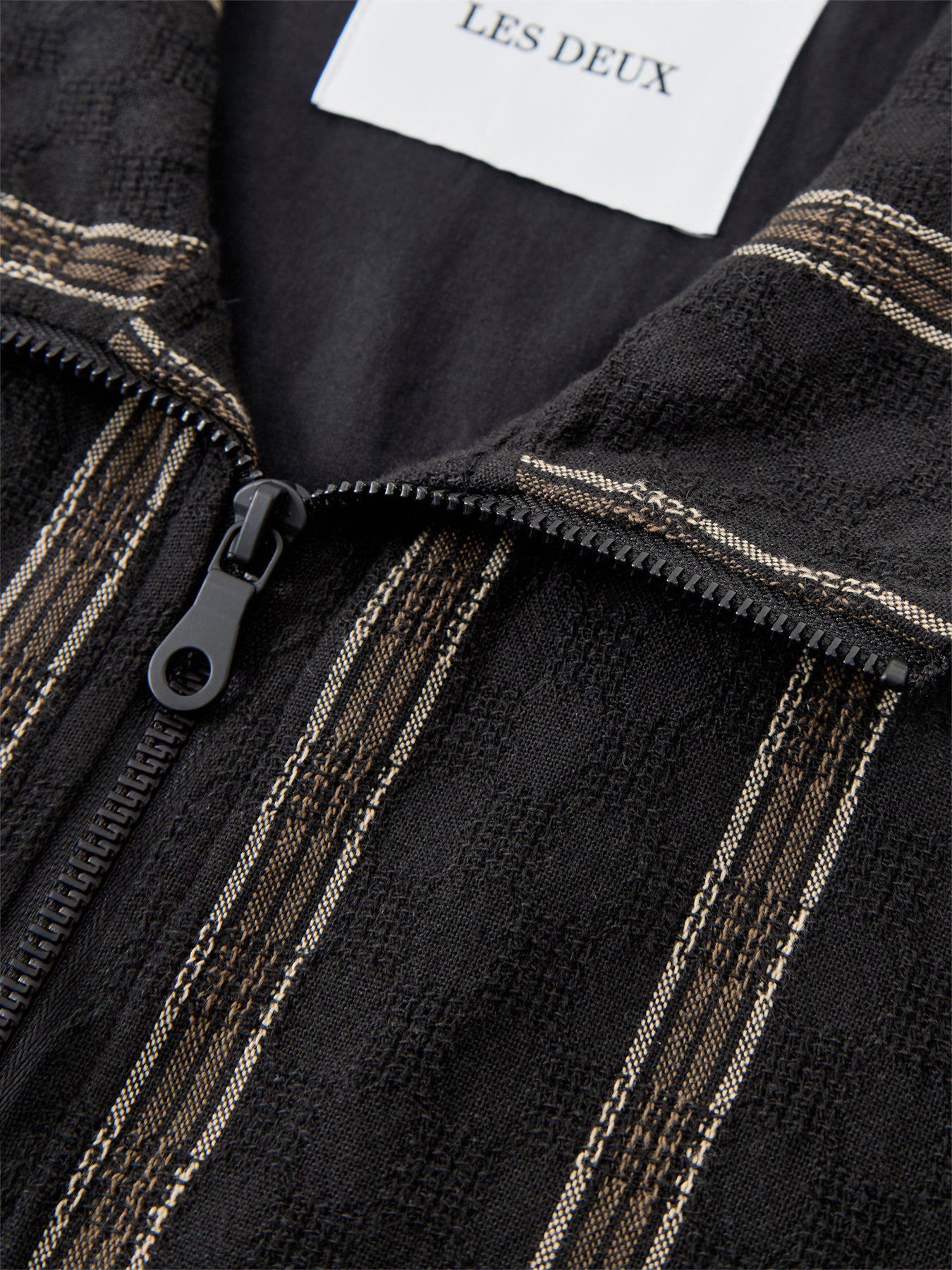 Stanley Check Dobby Track Top Black