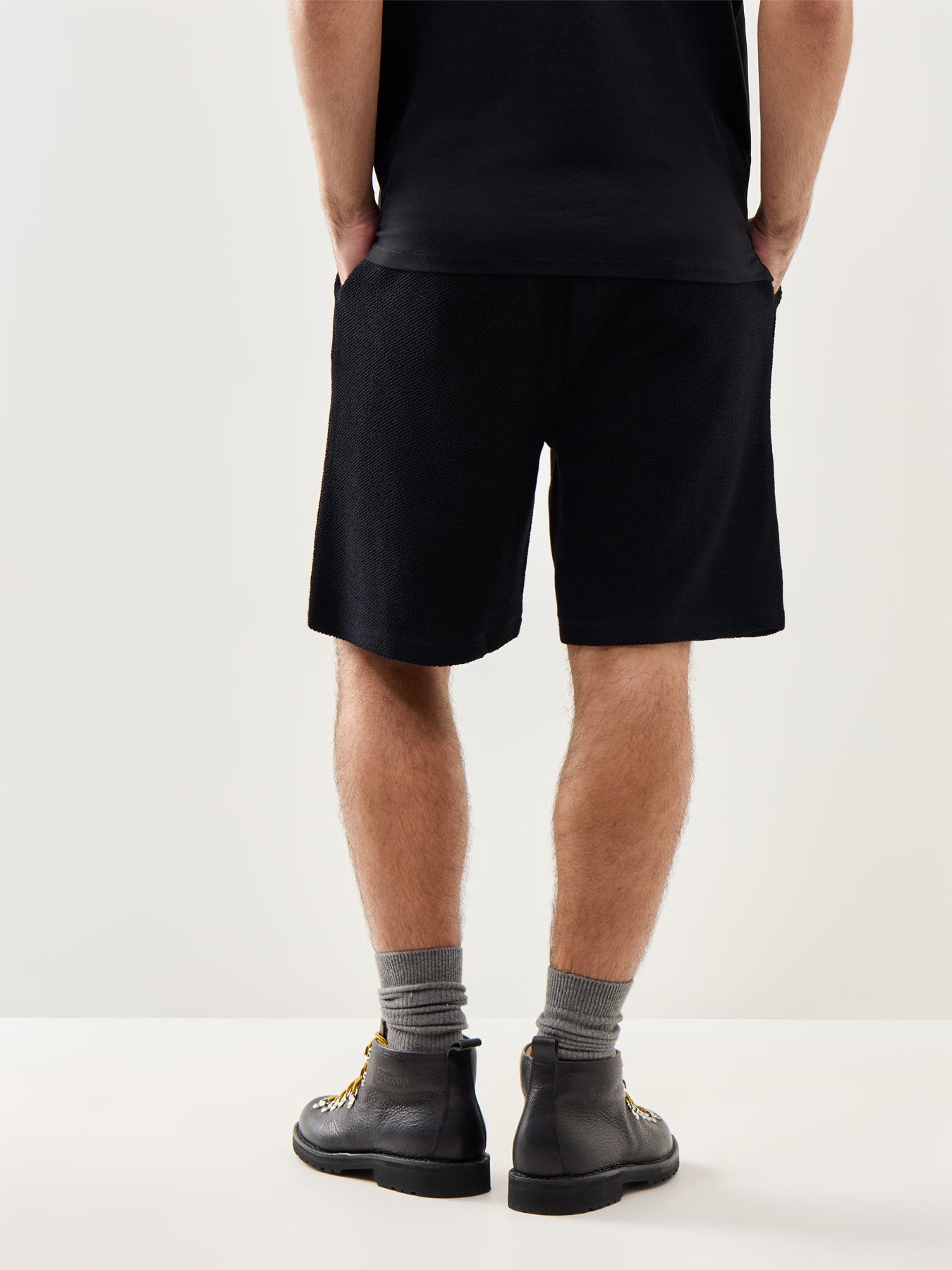 Sully Reverse Shorts Cotton Black