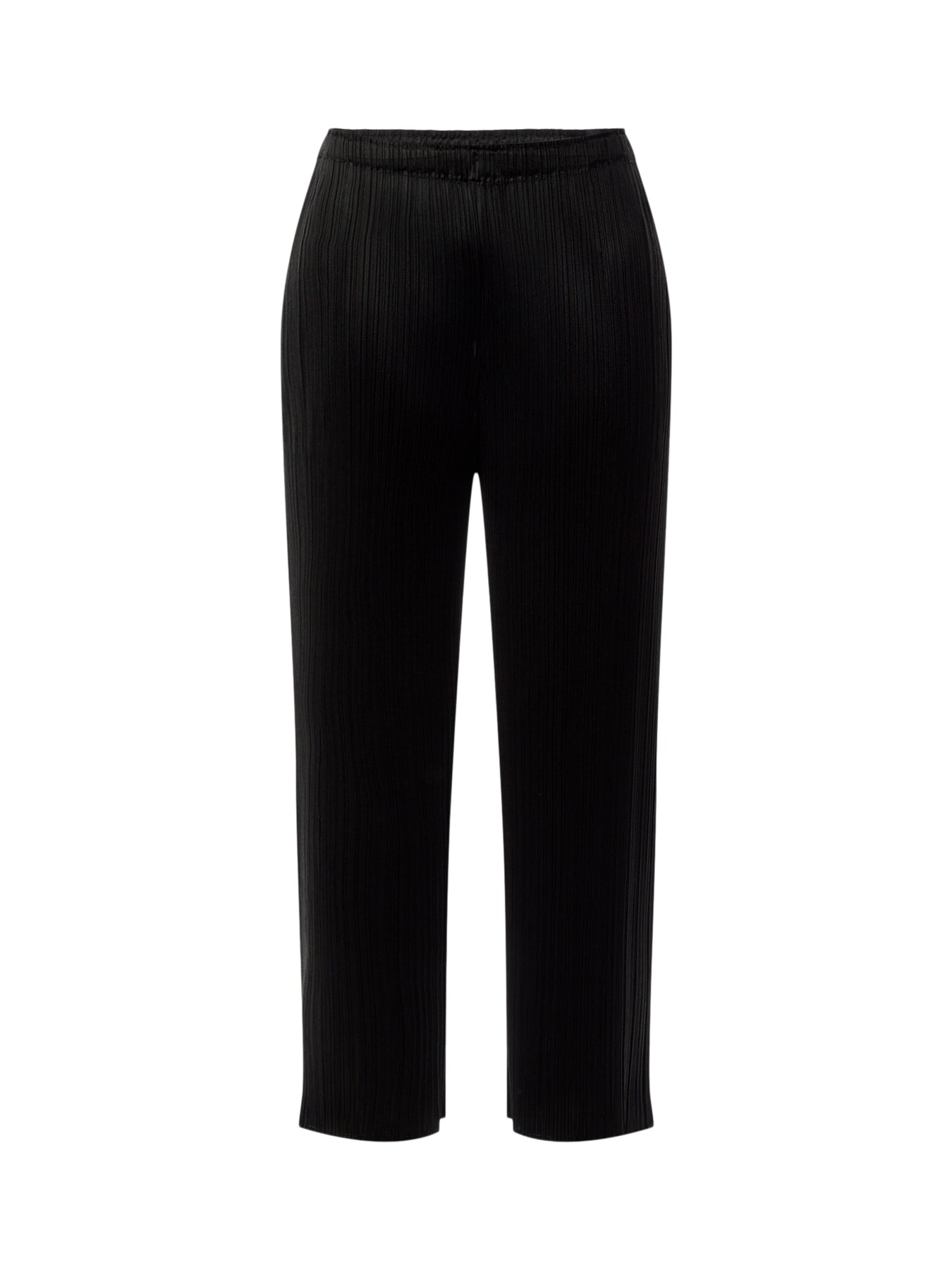 Pleats Sculptural Black Pants