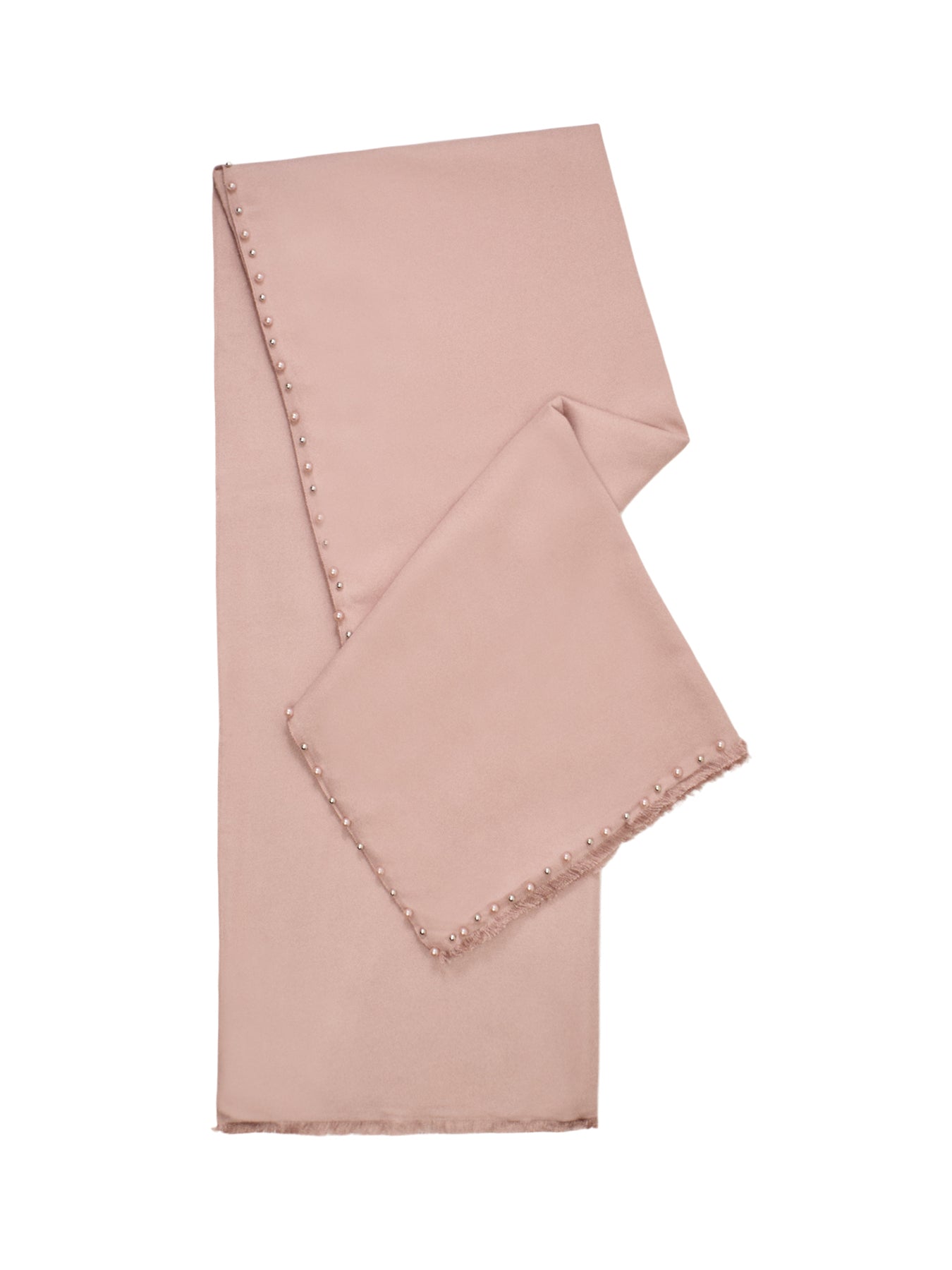 Pearl and Stud Border Wrap Pink