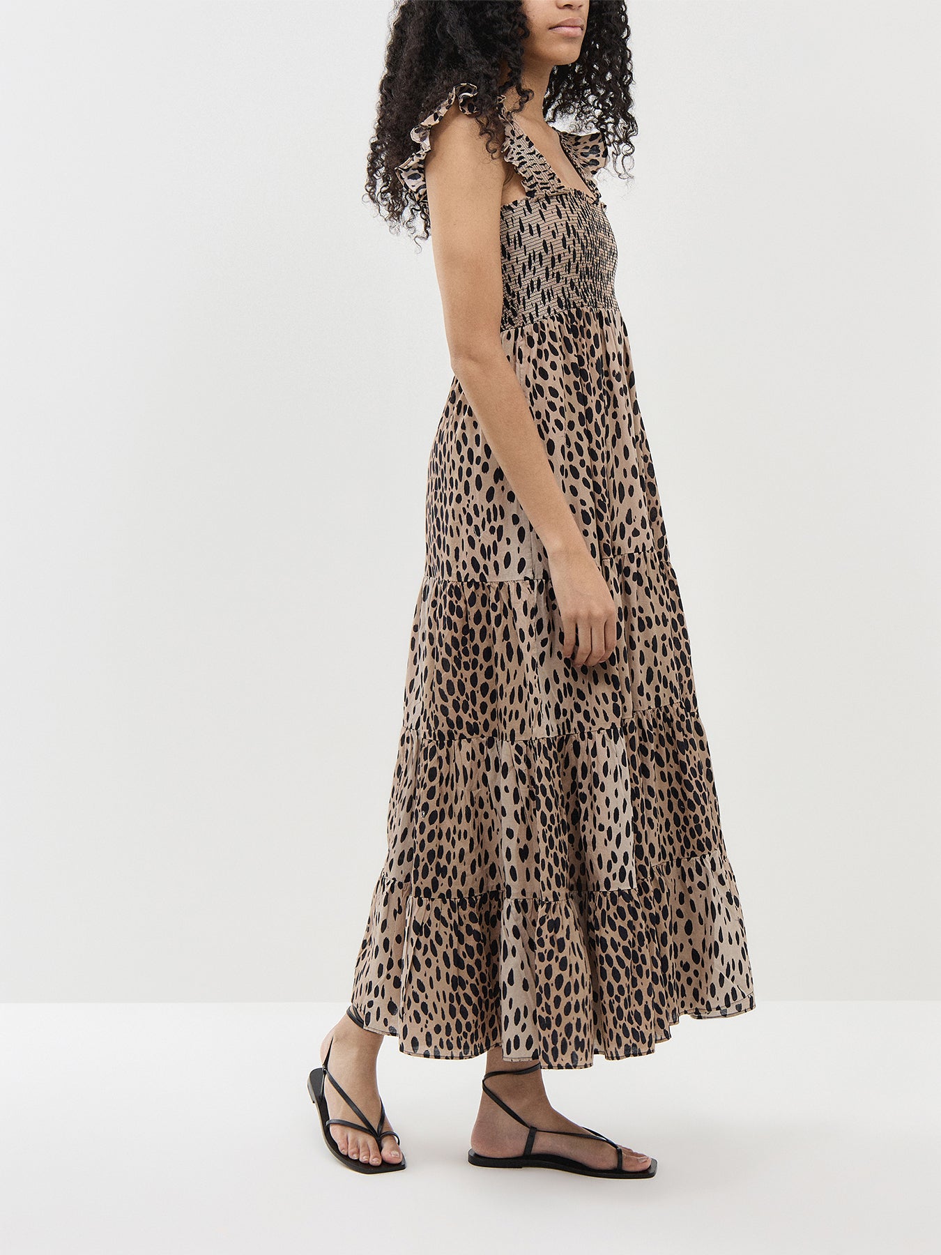 Kendall Dress Antelope Spot Black
