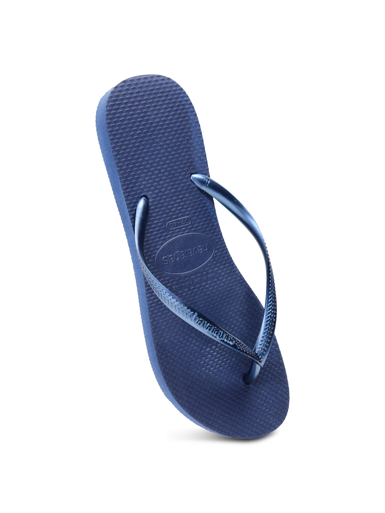 Slim Navy Blue Sandal