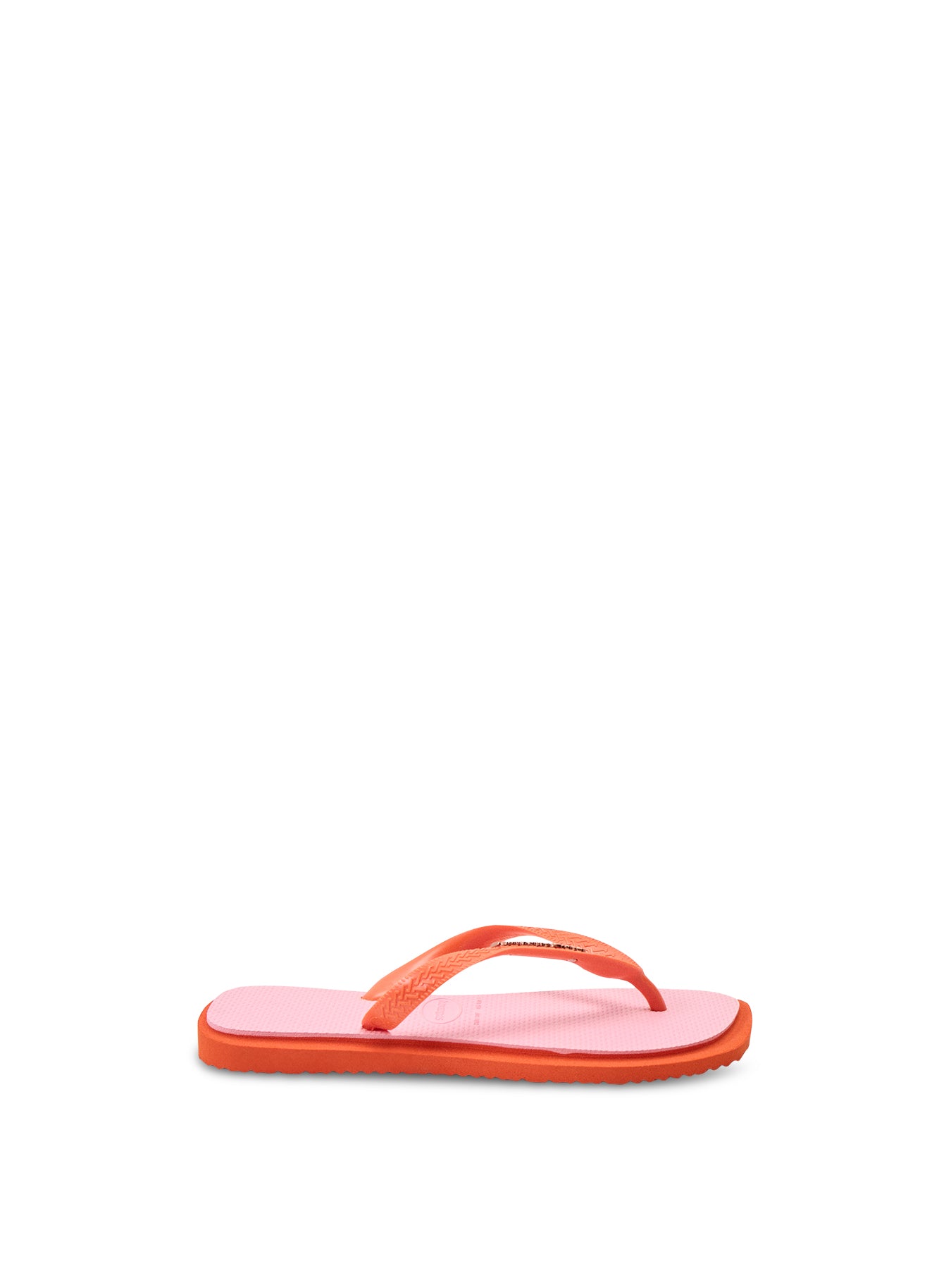 Top Square Fusion Sunset Orange F17 Flip Flop