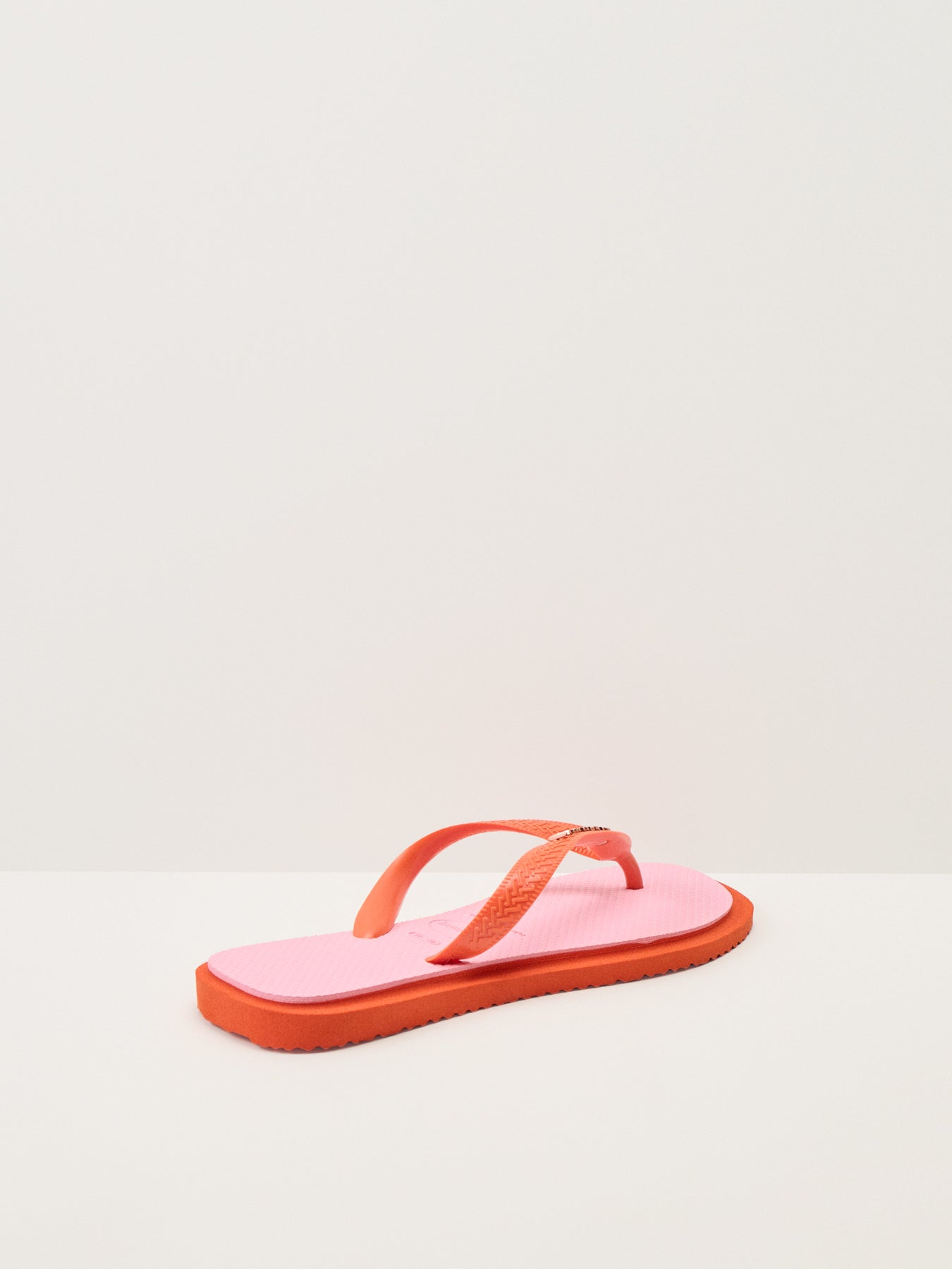 Top Square Fusion Sunset Orange F17 Flip Flop