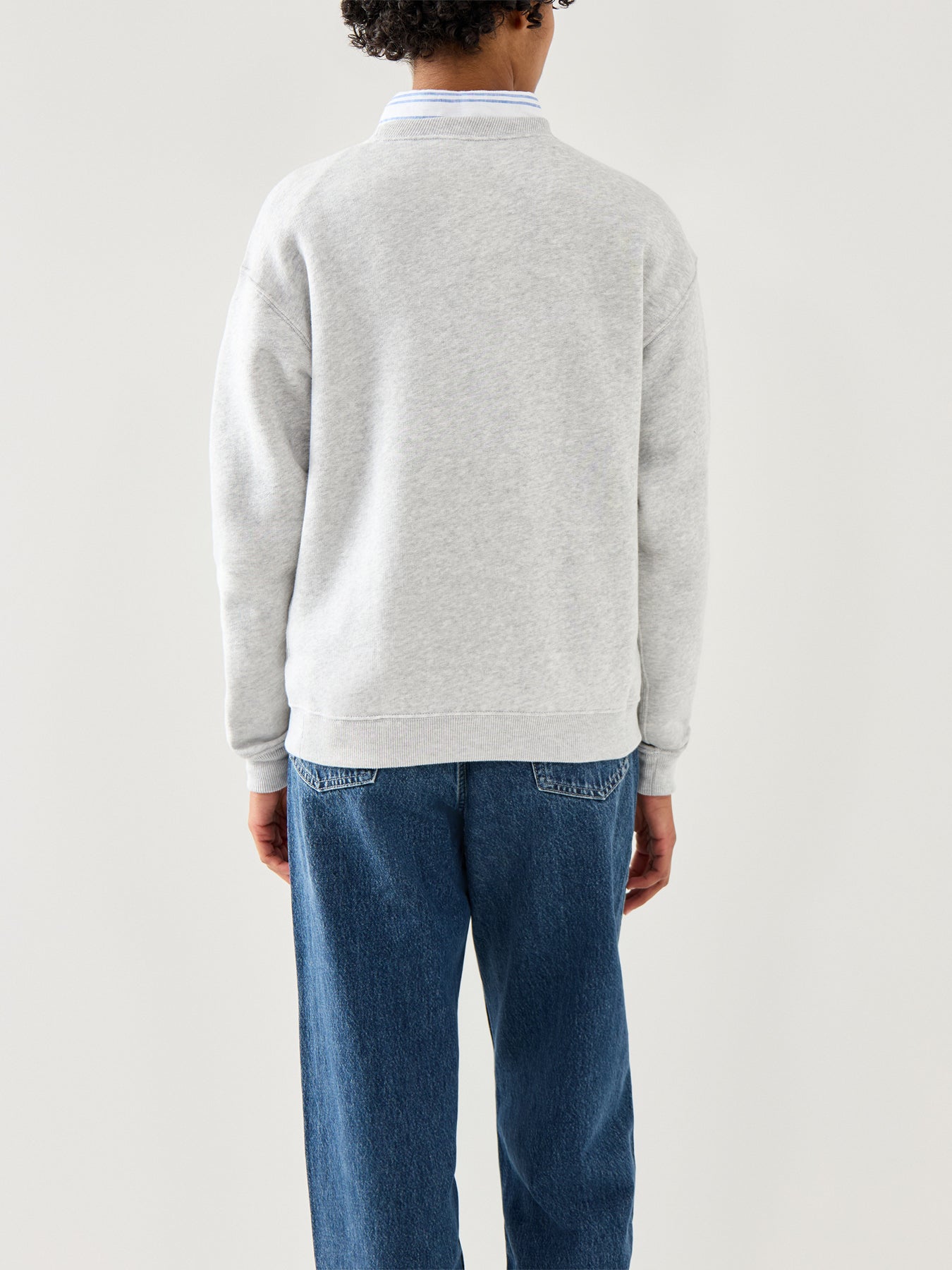 Bear Crew Neck Sweatshirt Grey