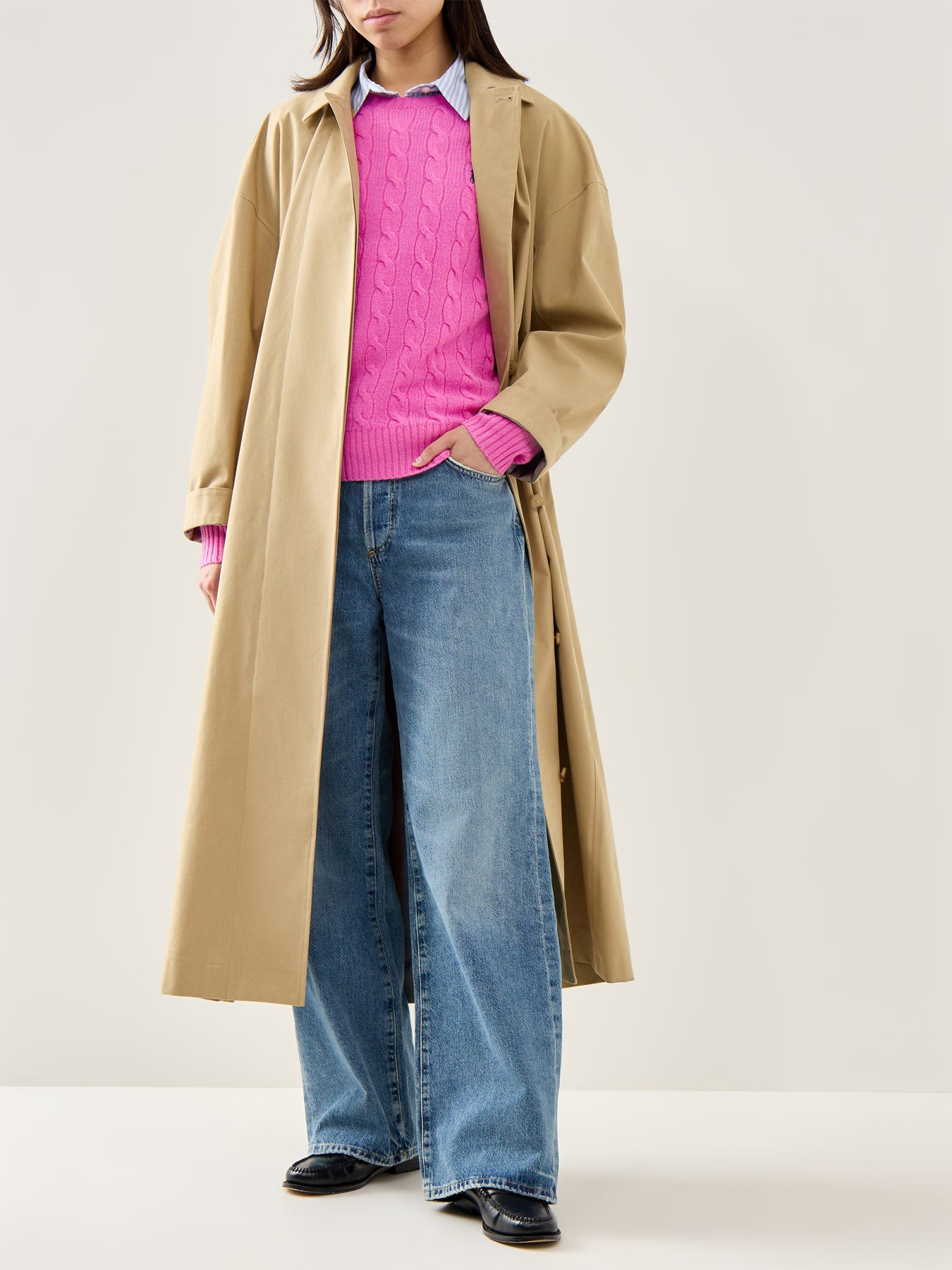 Julianna Long Sleeve Pullover Pink Lace