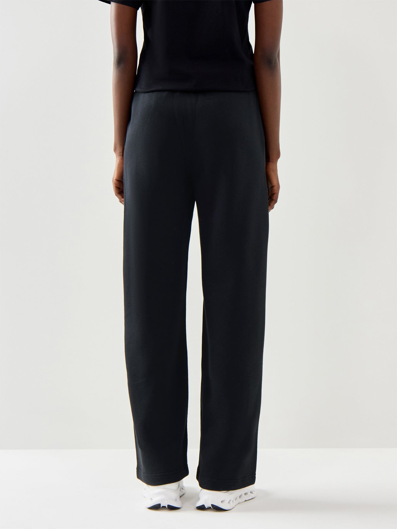 Knit Open Bottom Sweatpant Pants