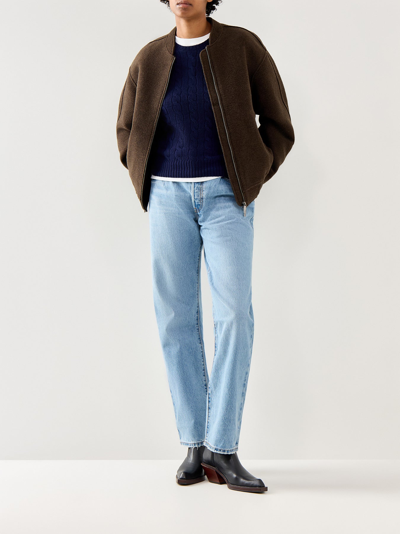 Julianna Long Sleeve Pullover Hunter Navy Hunter Navy