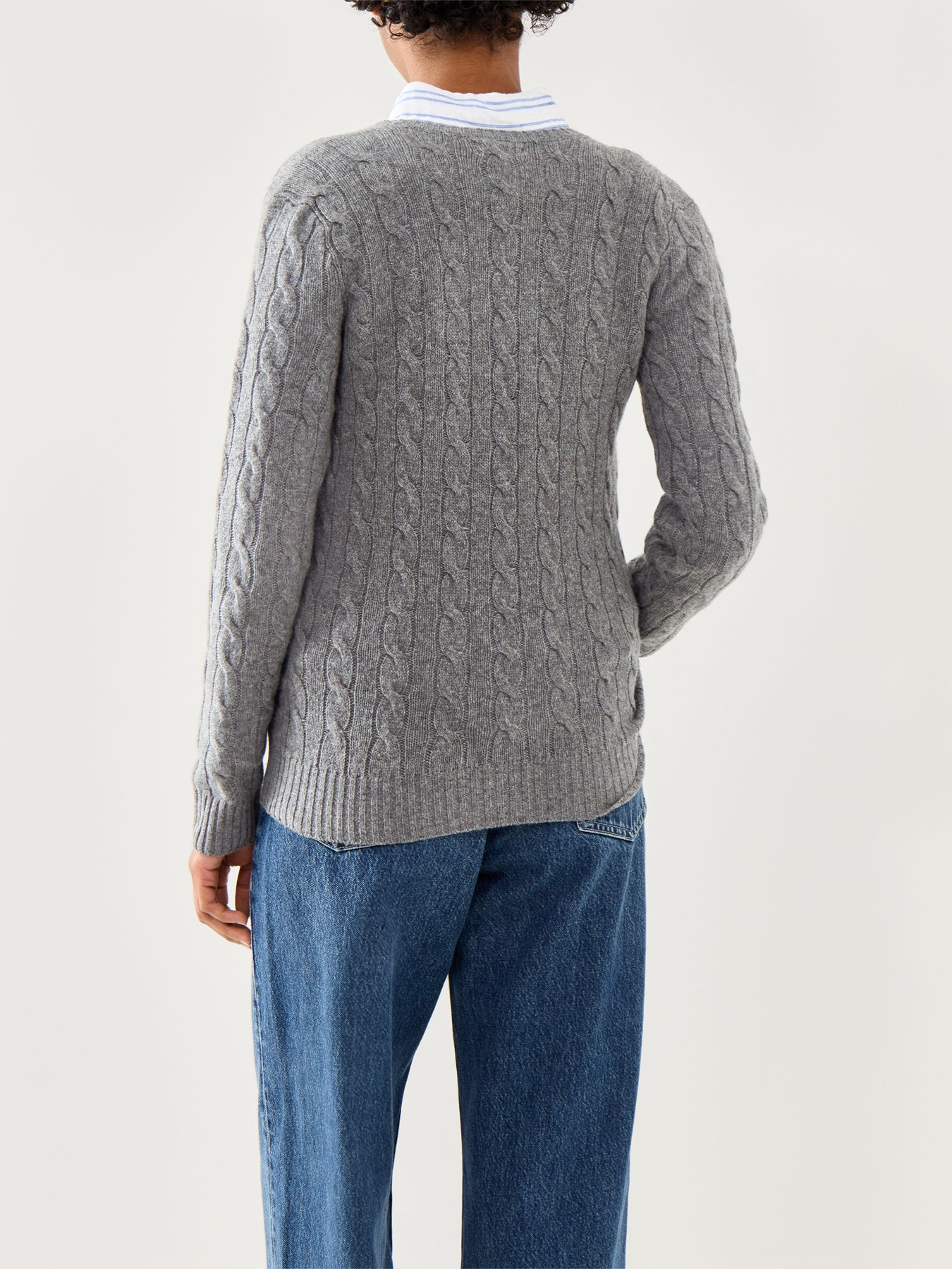 Kimberly Long Sleeve Pullover Grey