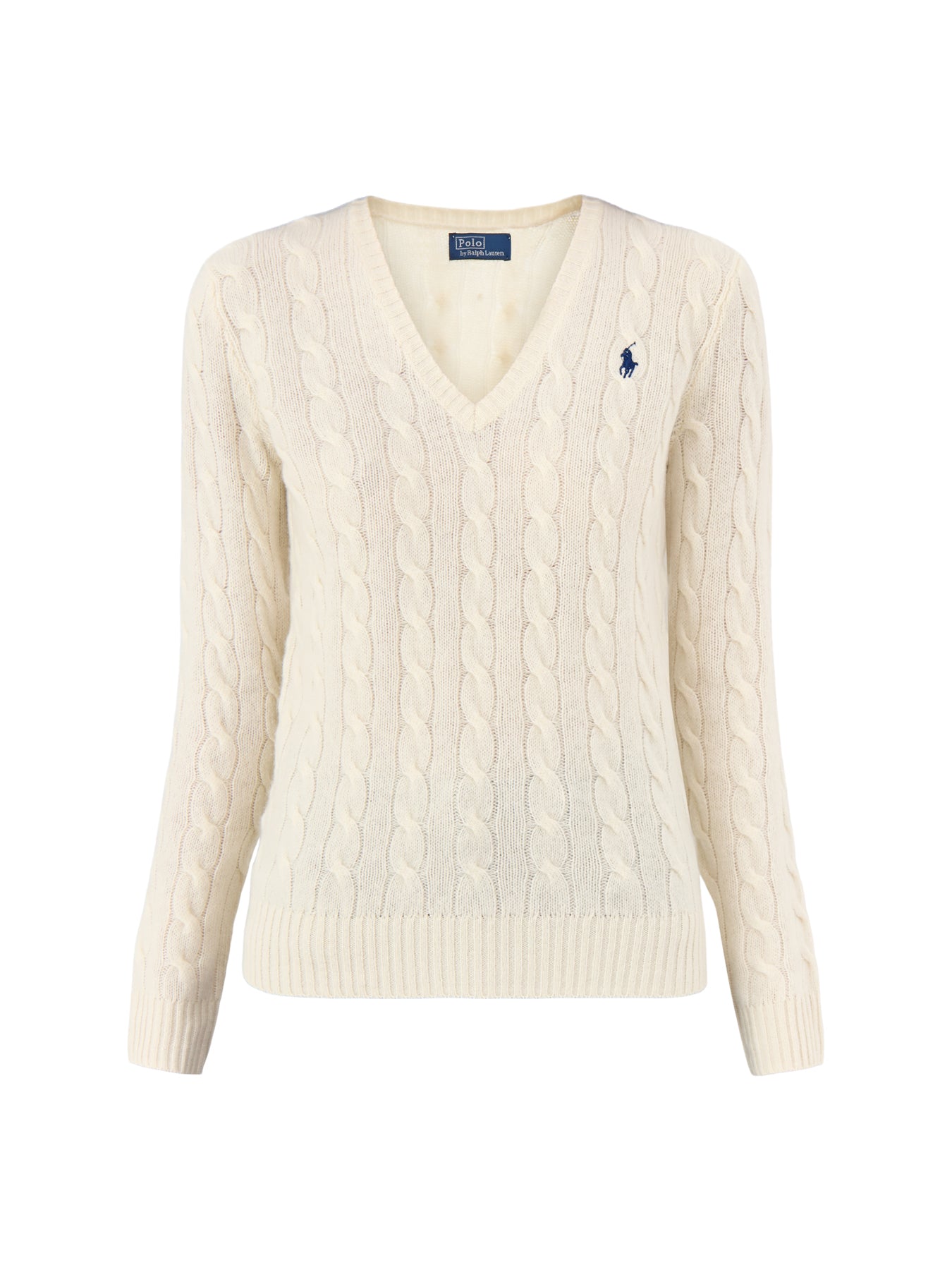 Kimberly Long Sleeve Wool Pullover Cream