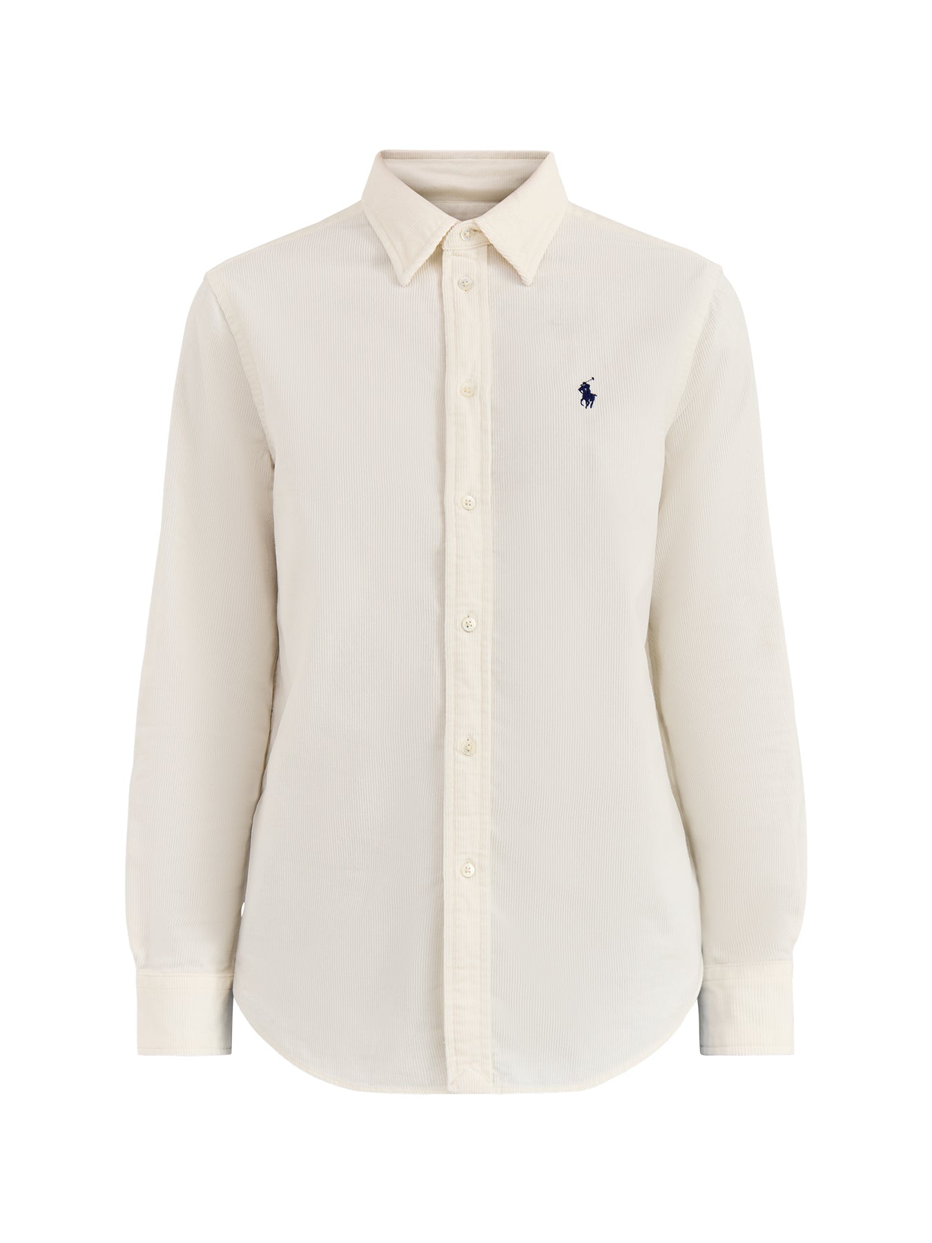 Cord Long Sleeve Shirt Warm White