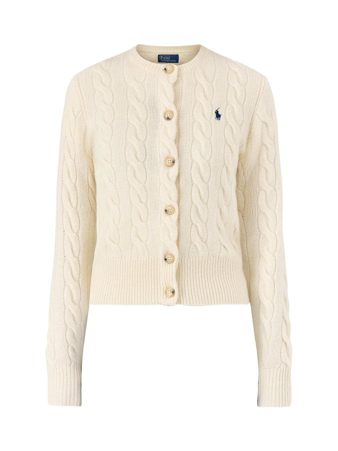 Cable Knit Cardigan Authentic Cream