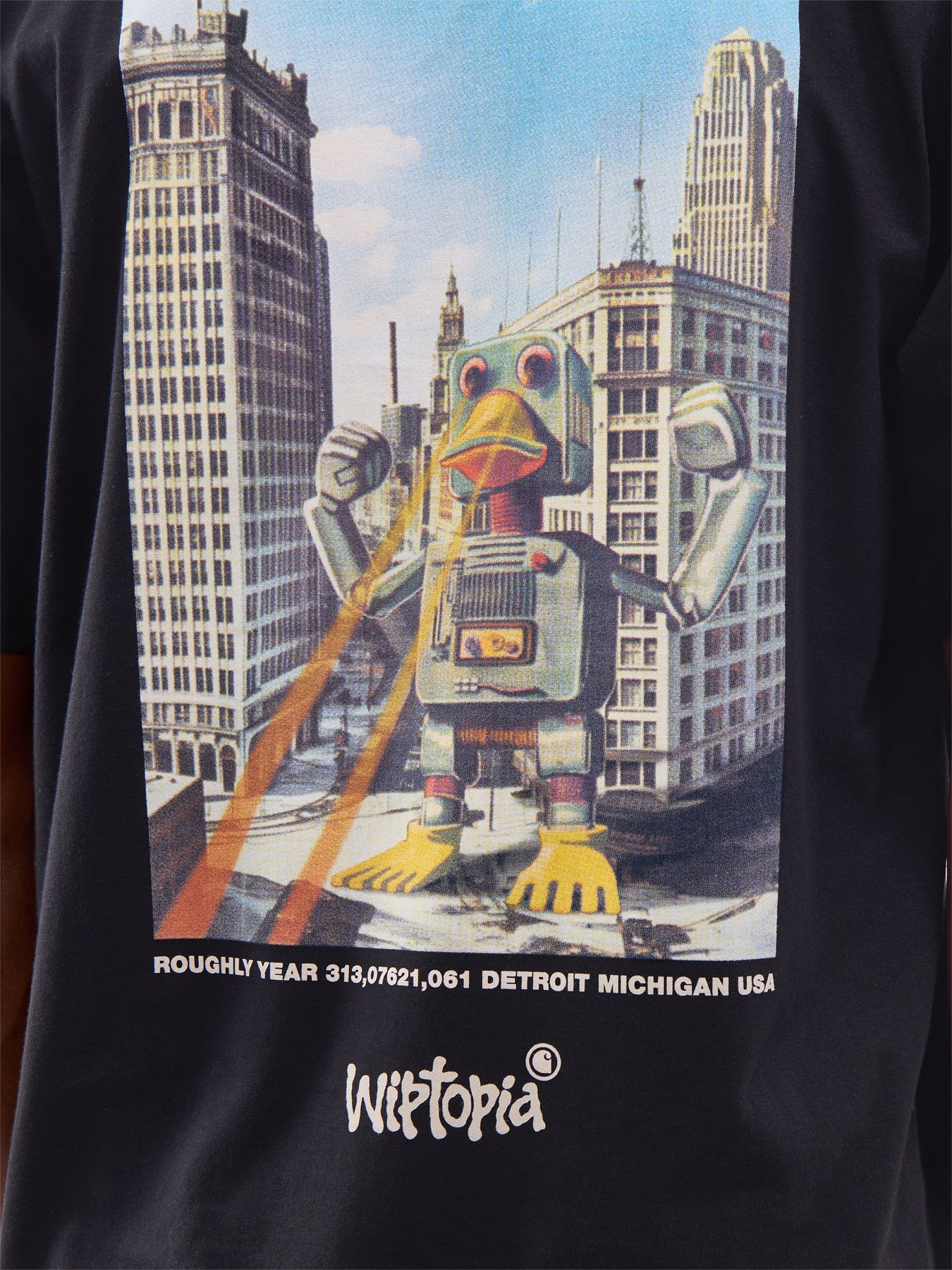 Short Sleeve Wiptopia T-Shirt Black