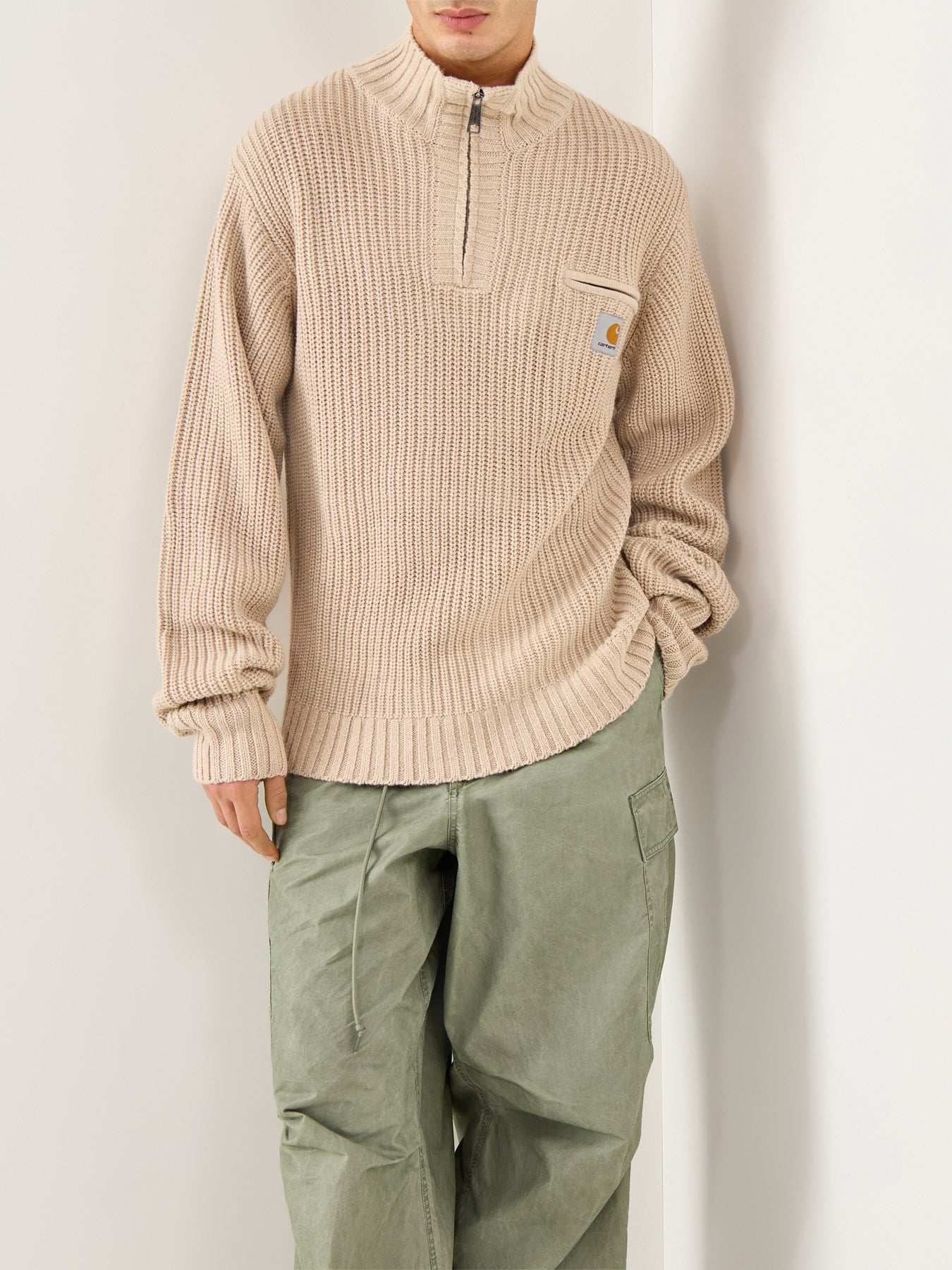 Detroit Half Zip Sweater