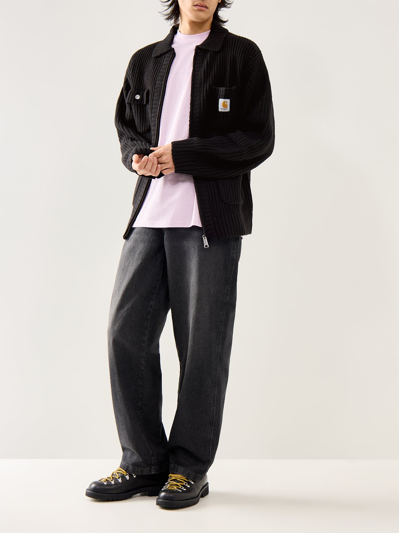 Chore Knit Jacket Black