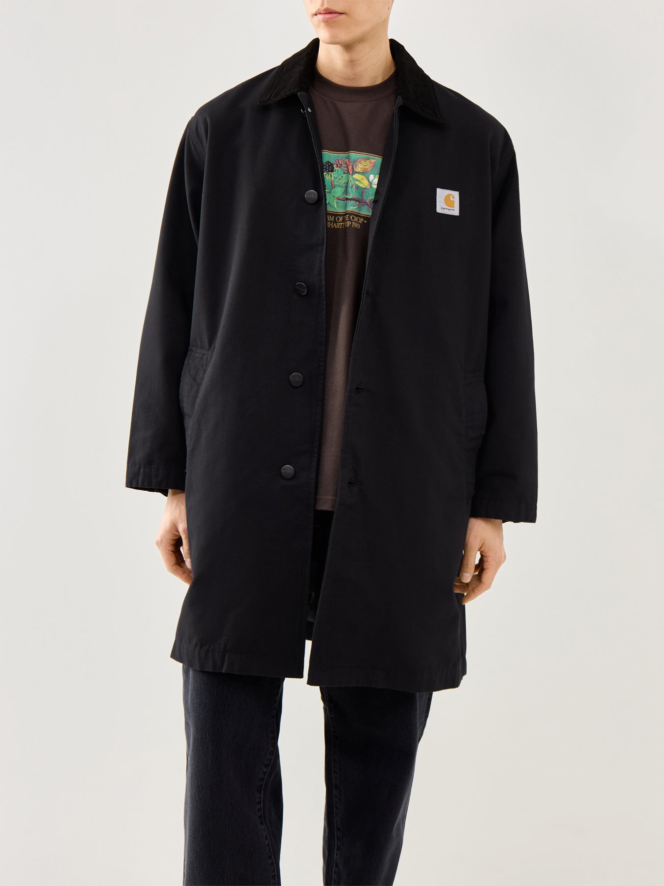 Webster Cotton Coat Black