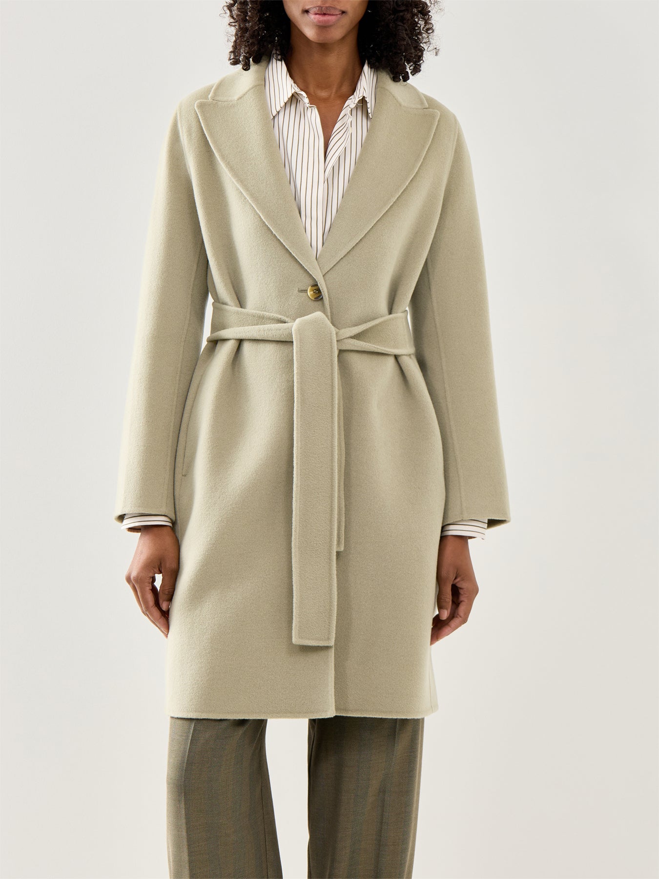 Marella Polka Double Face Single Breasted Coat