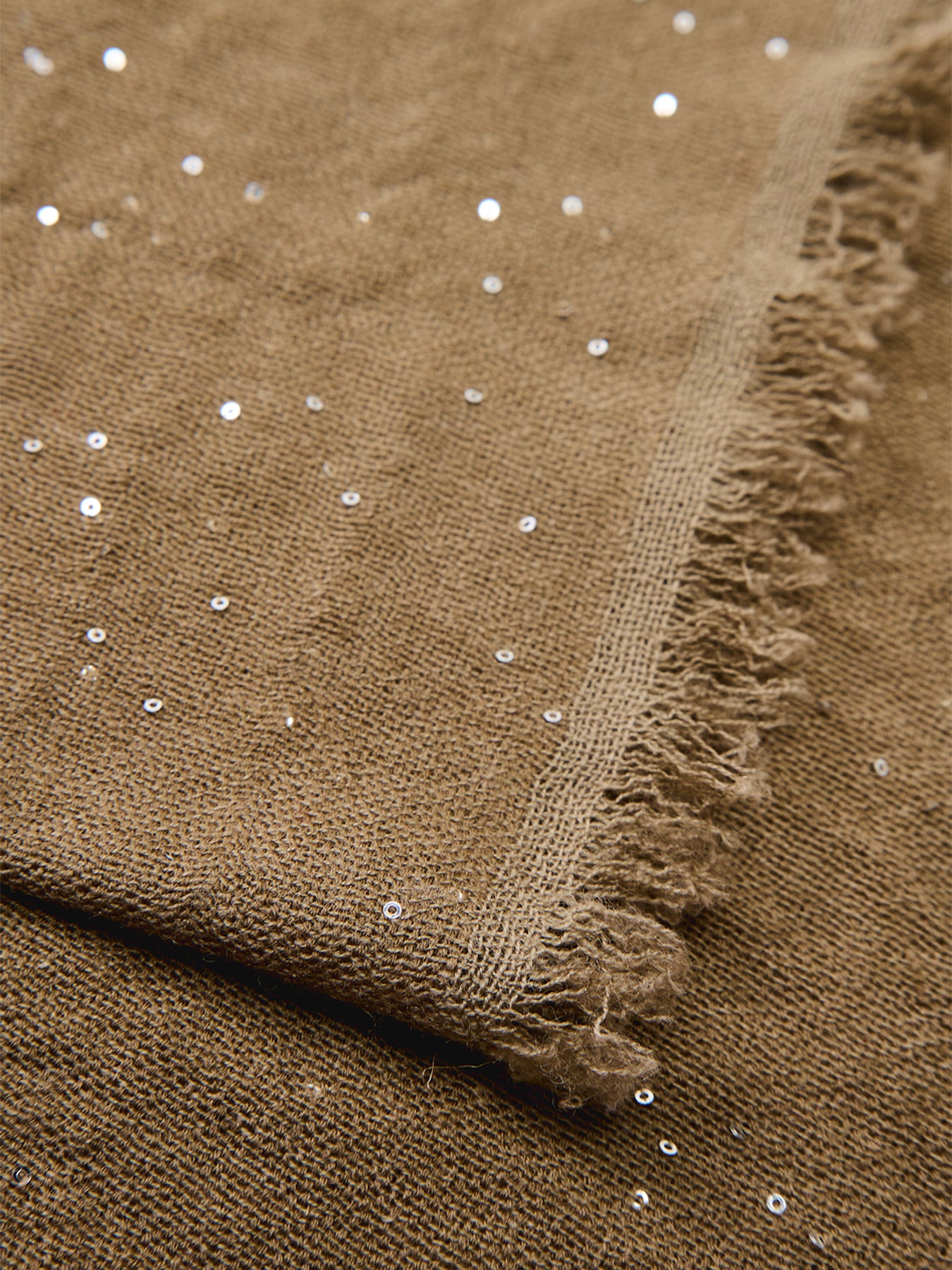 Marella Ciocca Stole With Lurex Kaki