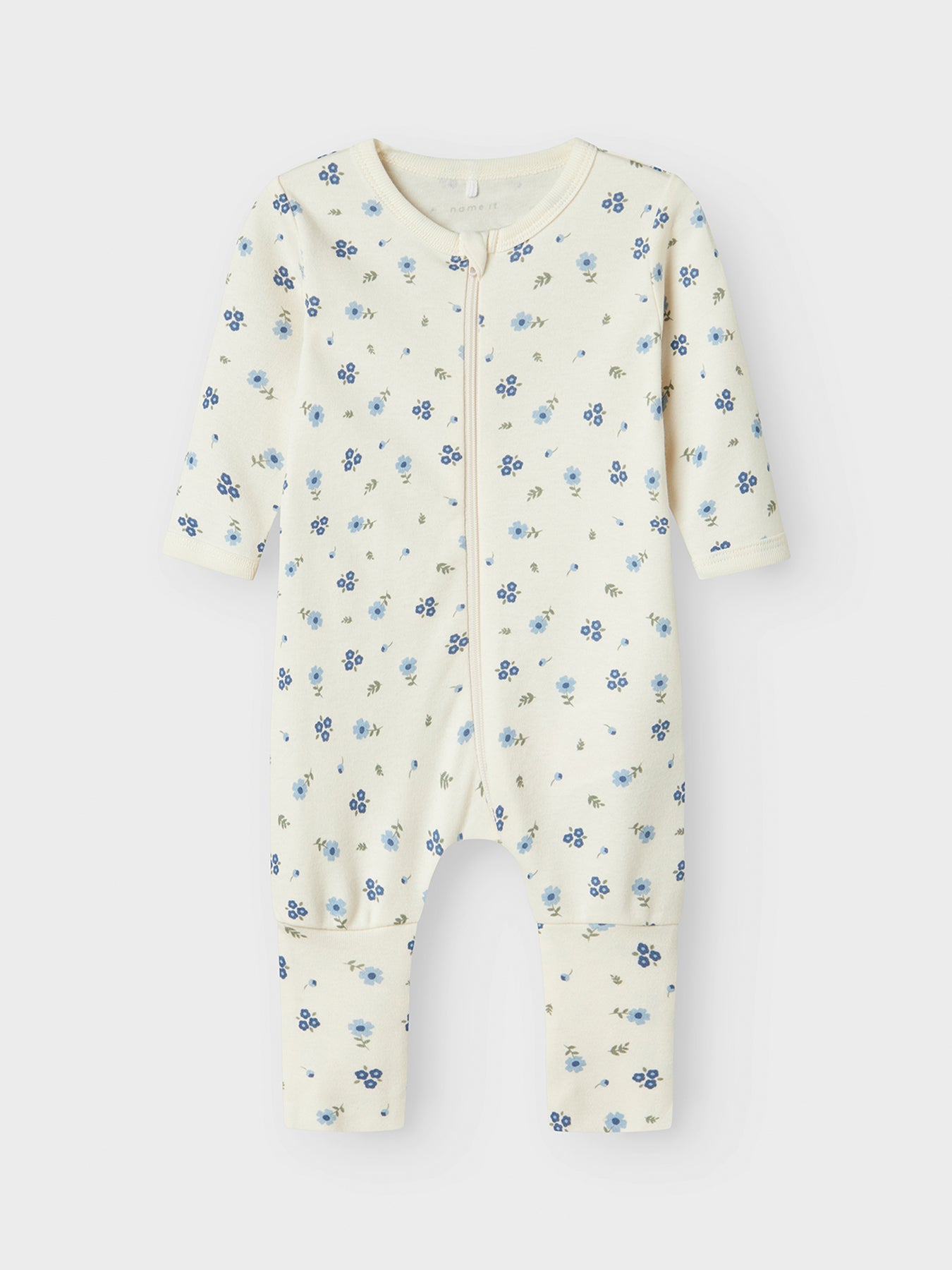 Baby 2 Pack Zip Sleepsuits Floral