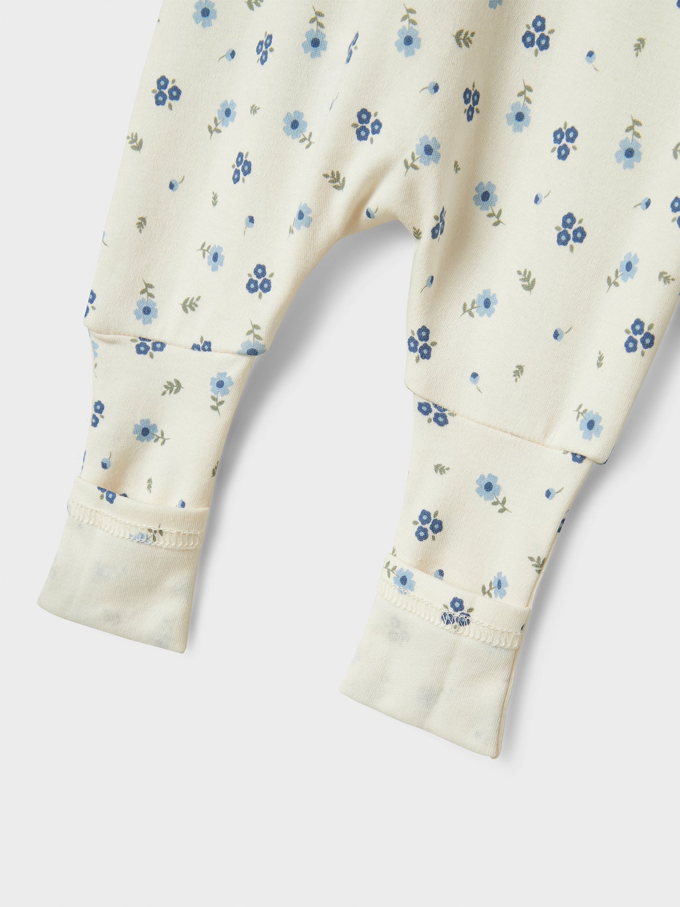 Baby 2 Pack Zip Sleepsuits Floral