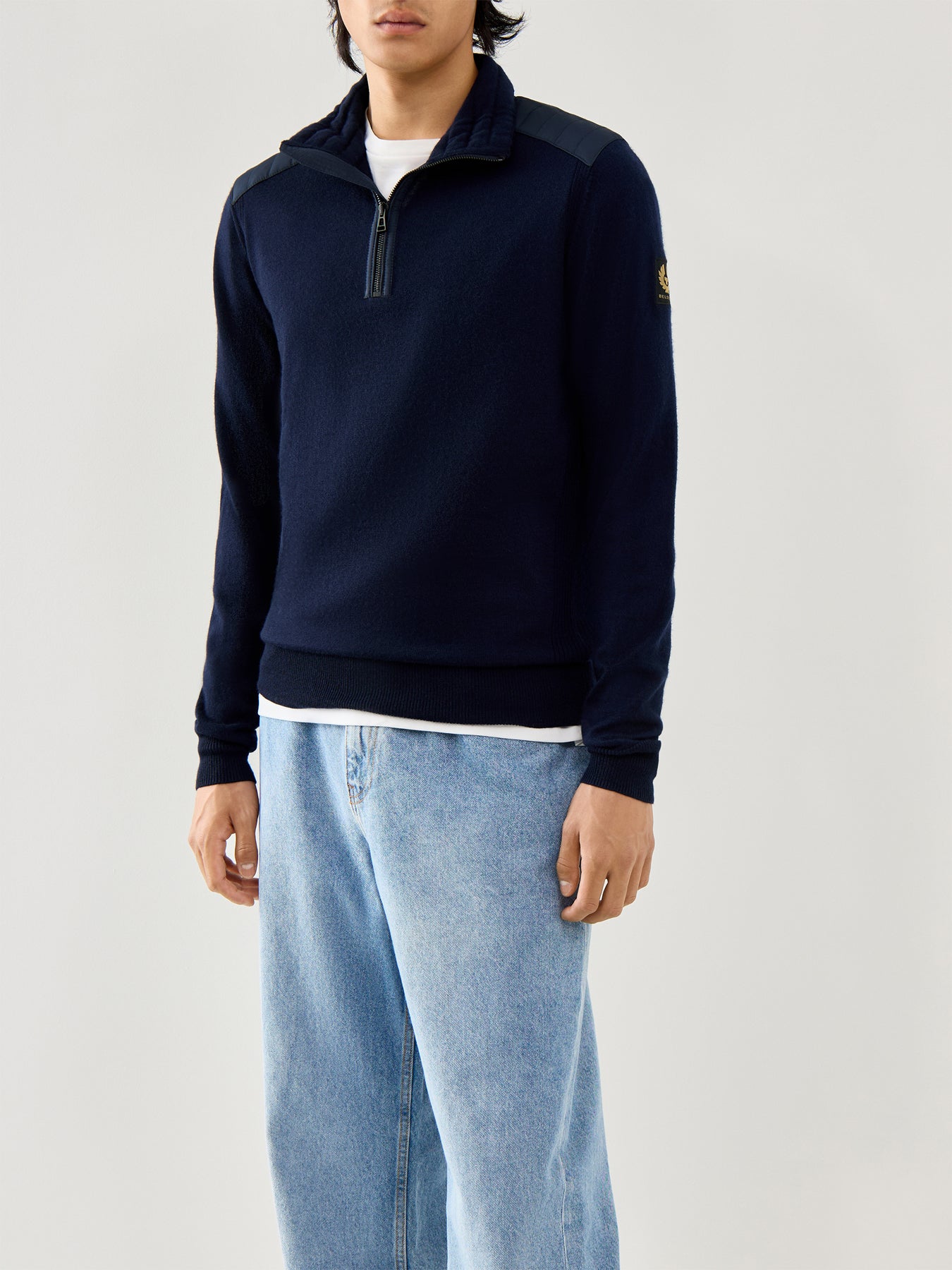 Kilmington 1/4 Zip Jumper Dark Ink