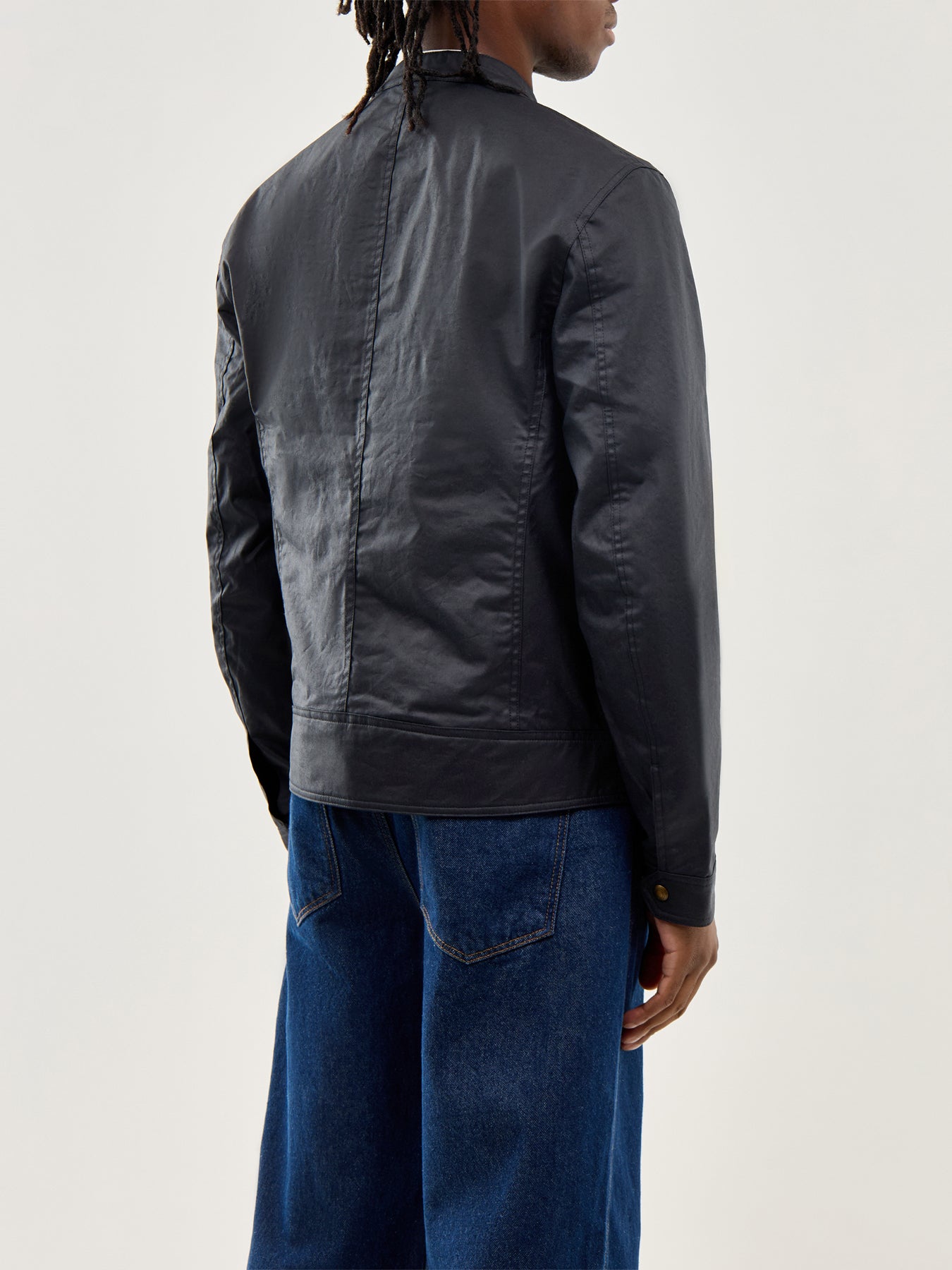 Sideline Wax Jacket Dark Navy