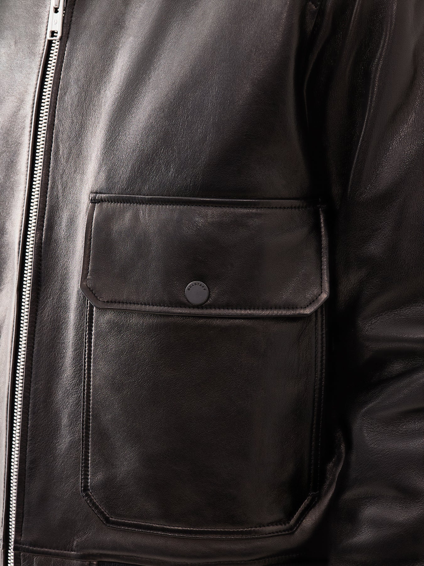 Pilot Leather Jacket Black