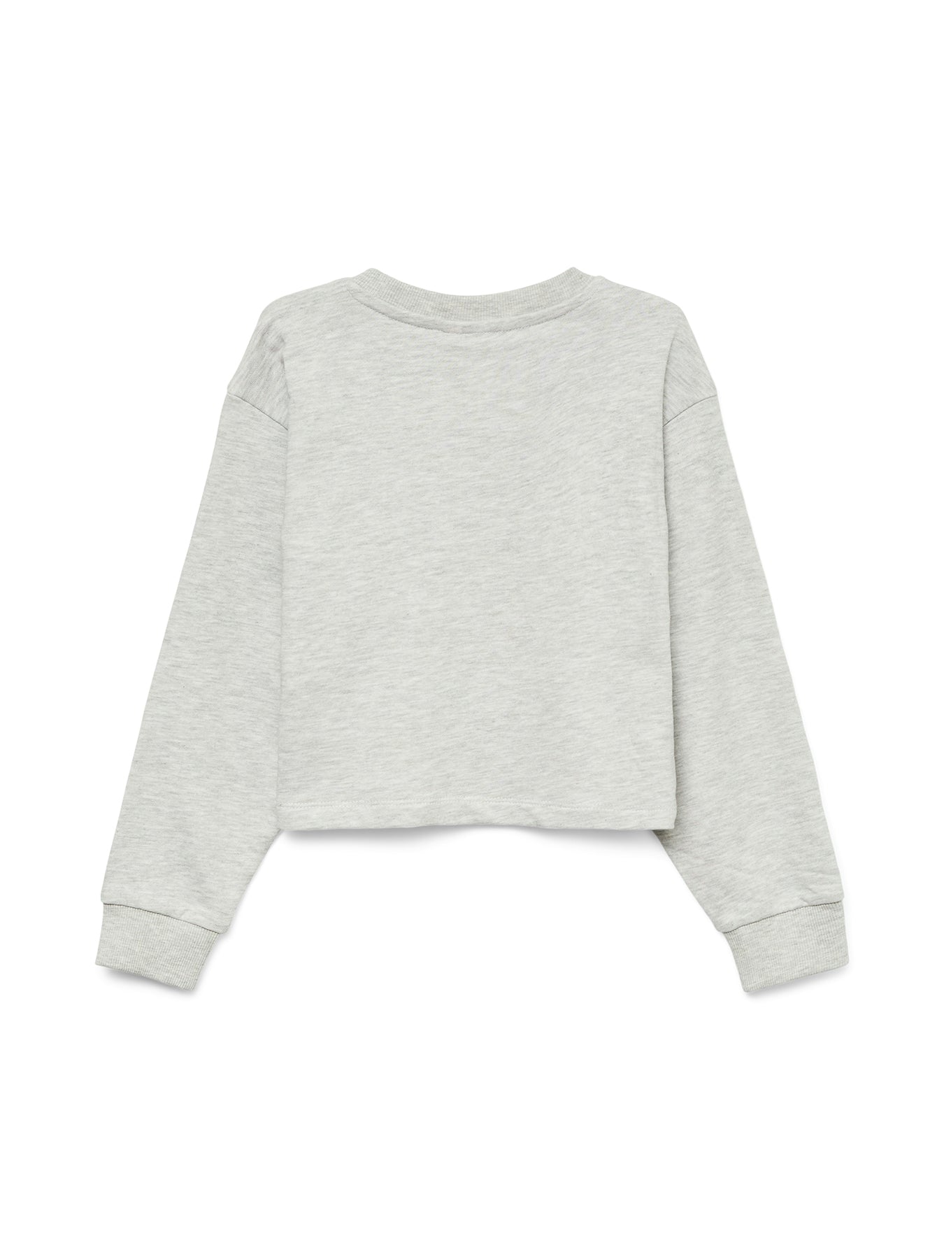 Millie Cropped Sweatshirt Light Grey