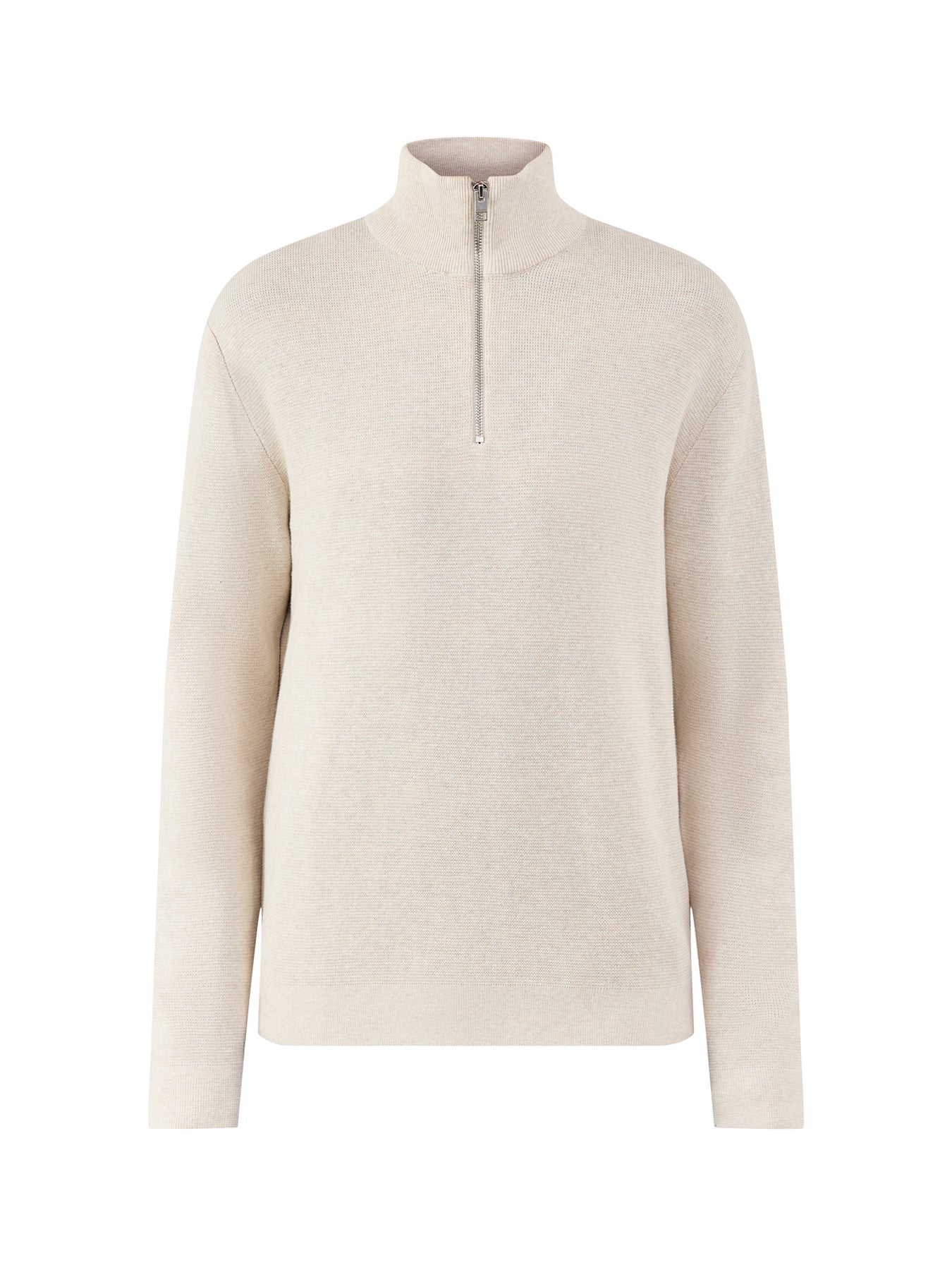 Half Zip Knit Sweatshirt