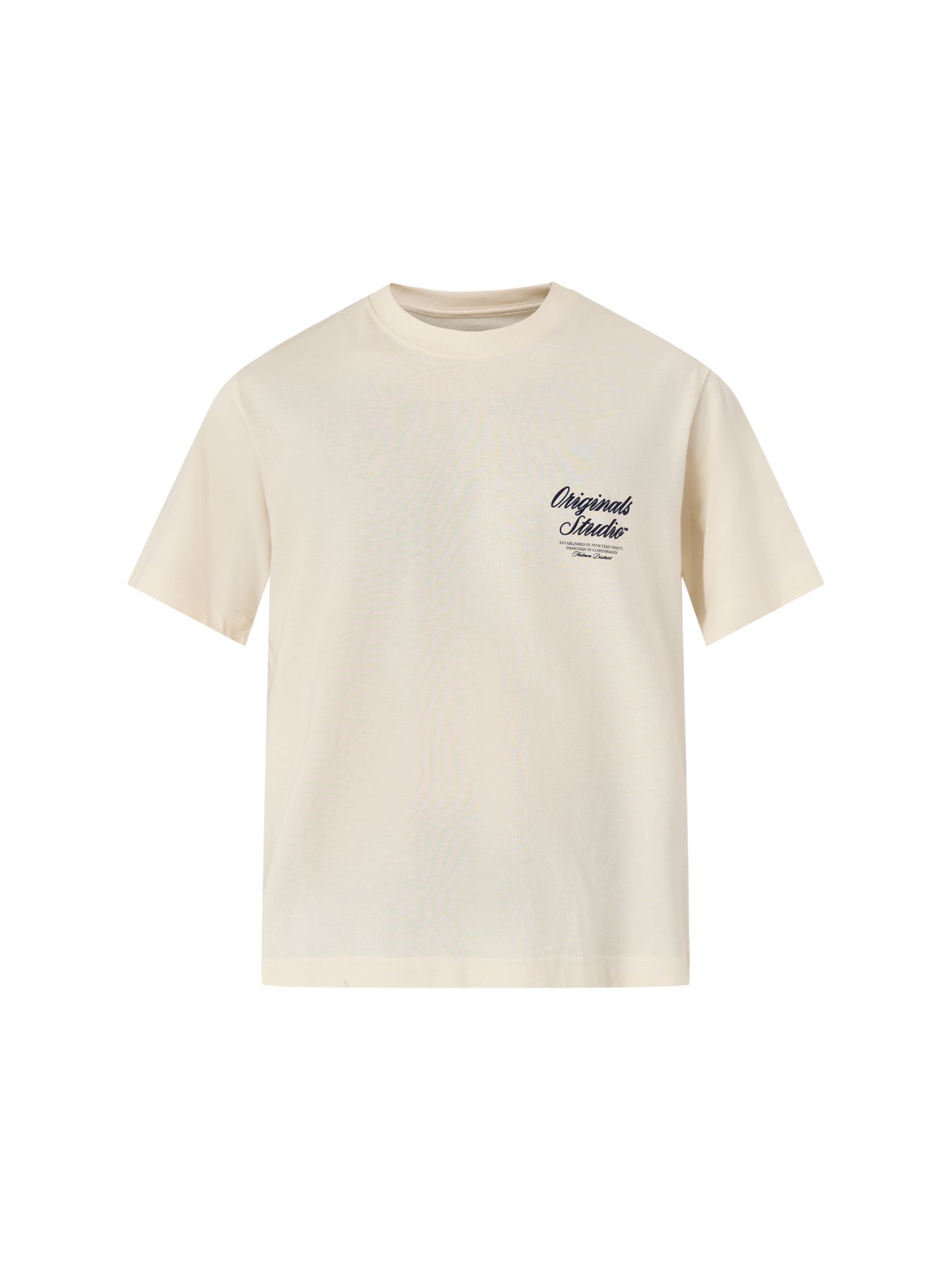 Typo T-Shirt Crew Neck Antique White