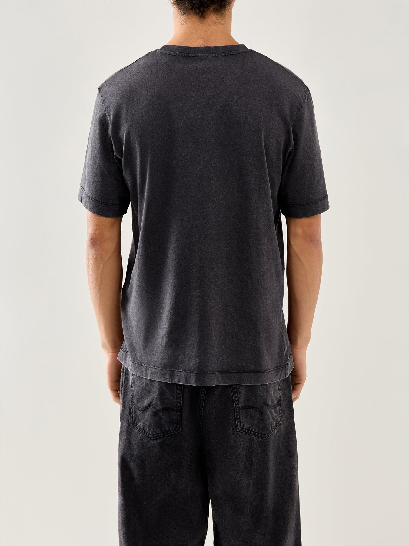 Red Hot Crew Neck T-Shirt Black