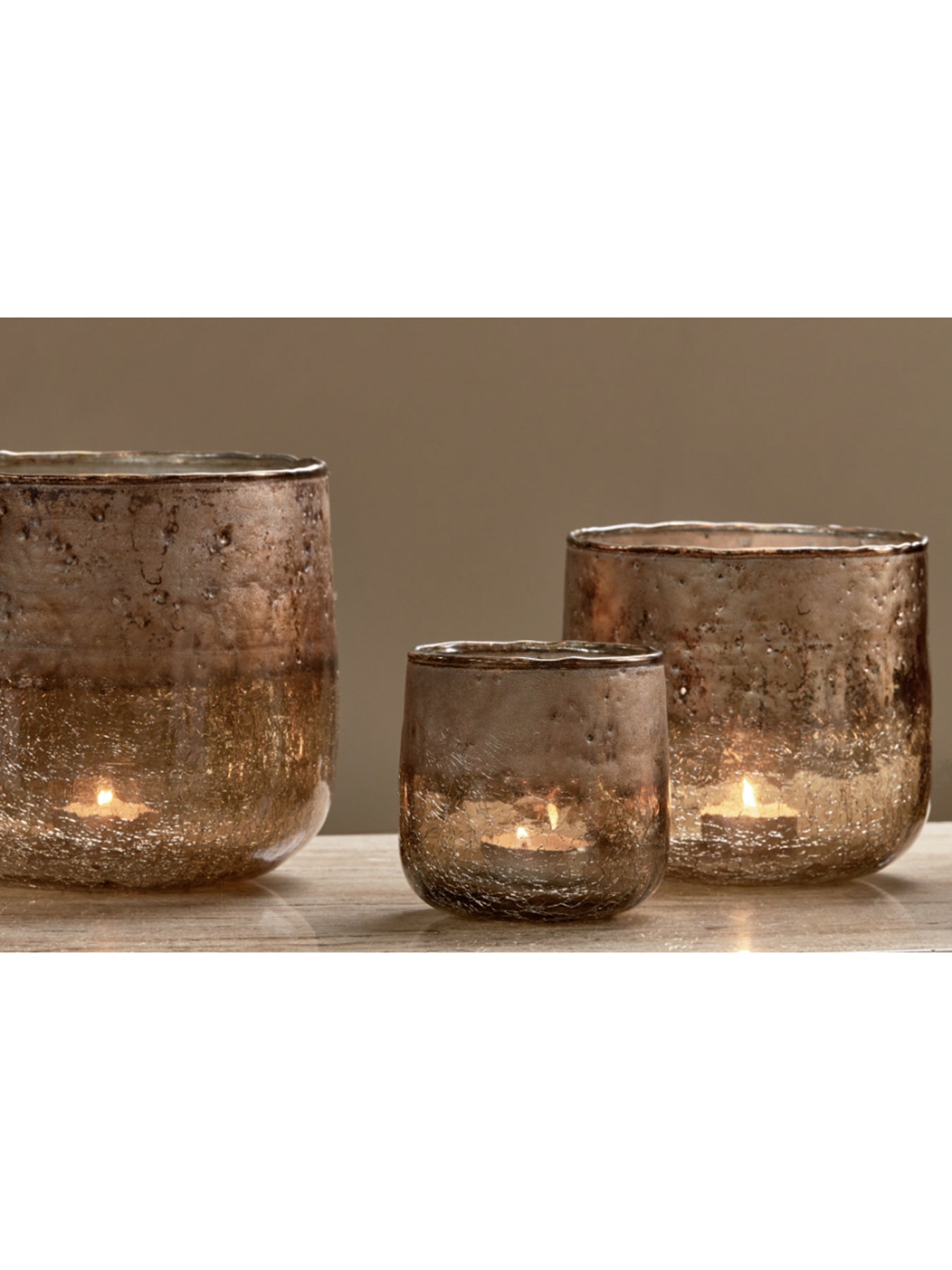 Konara Tealight Holder Large Orange