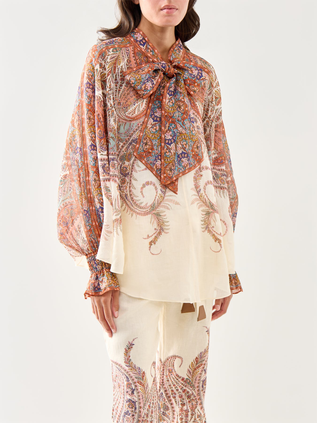 Rhiannon Tie Neck Blouse