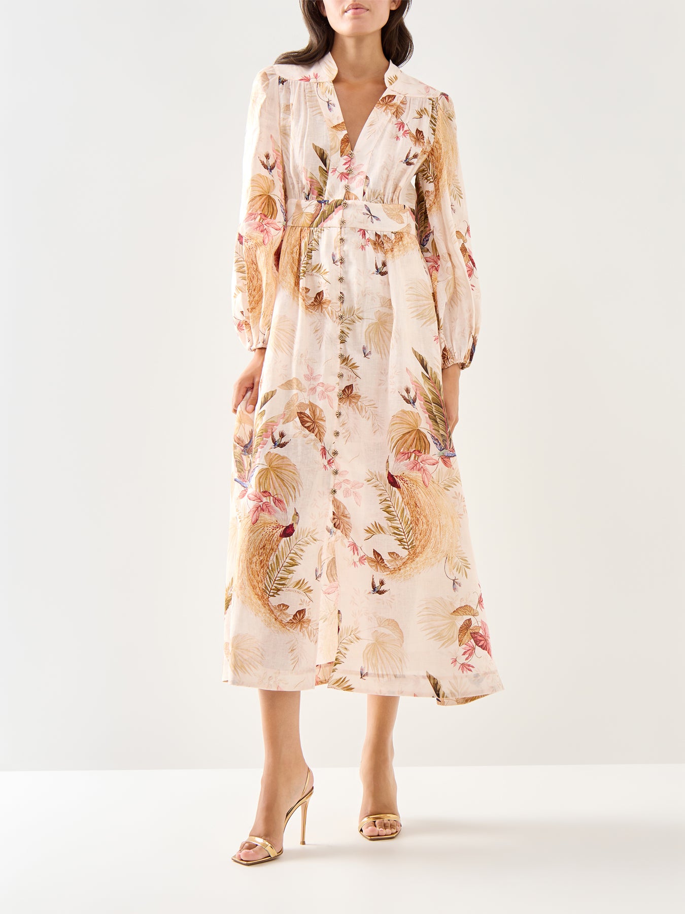 Ascension Plunge Midi Dress