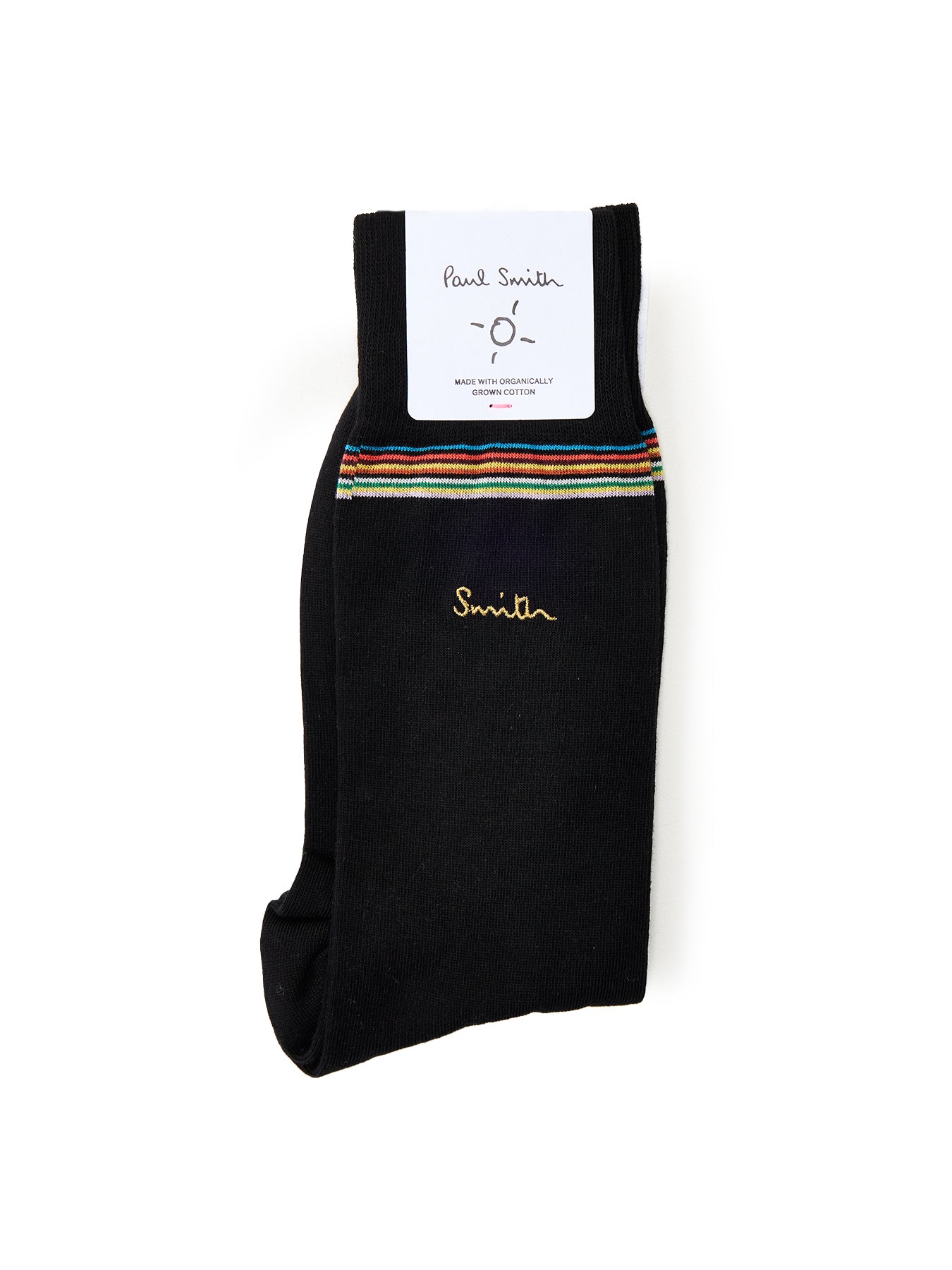 Men Sock Gold Logo