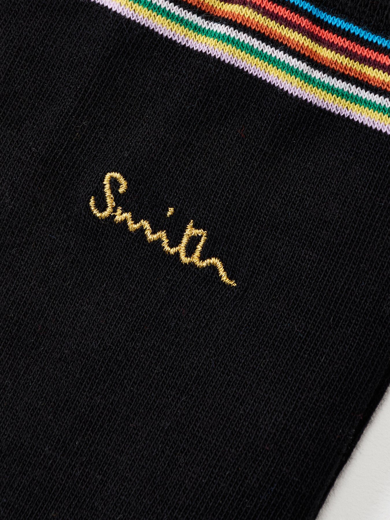 Men Sock Gold Logo