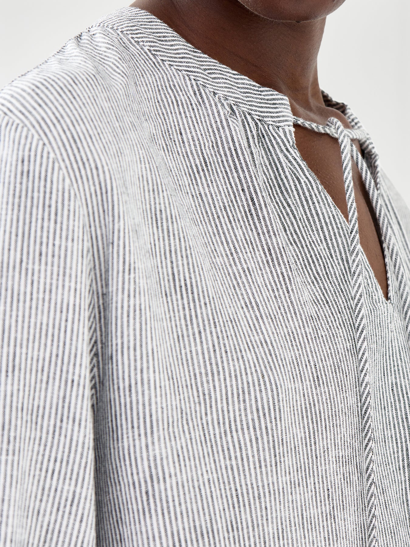 Natalia Linen Mix Stripe Dress