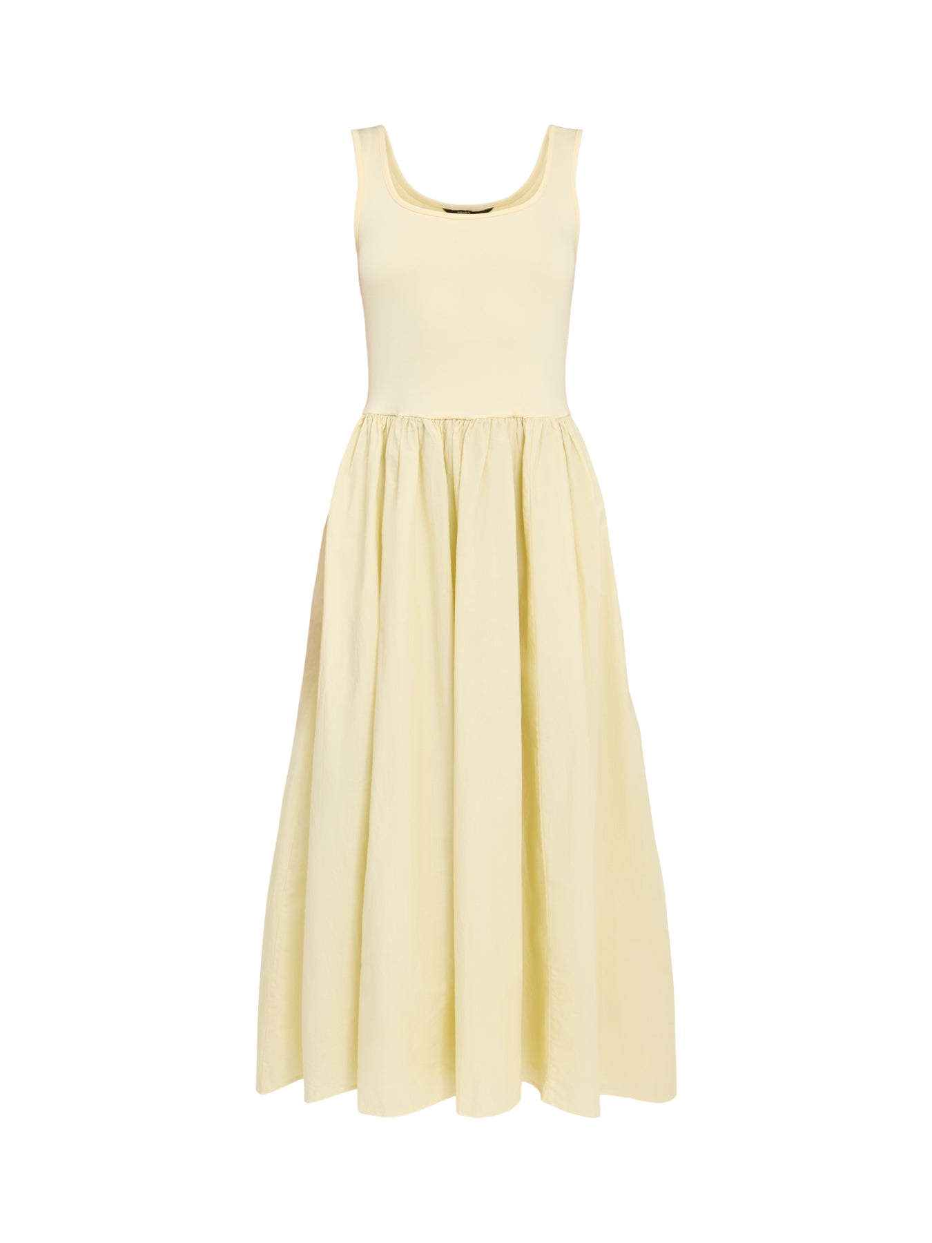 Butter Yellow Colorado Midi Dress