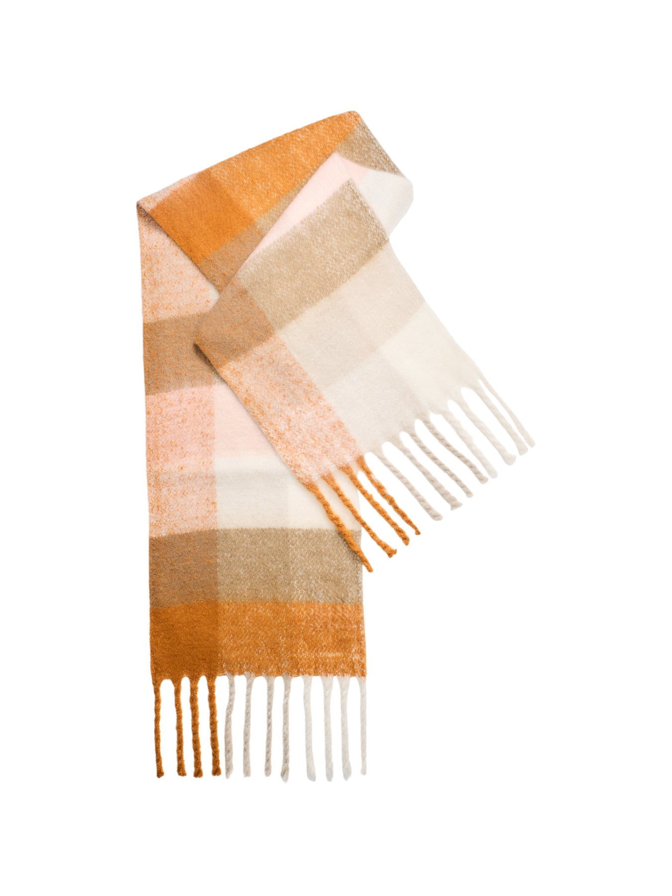 Marie Scarf Mustard Check