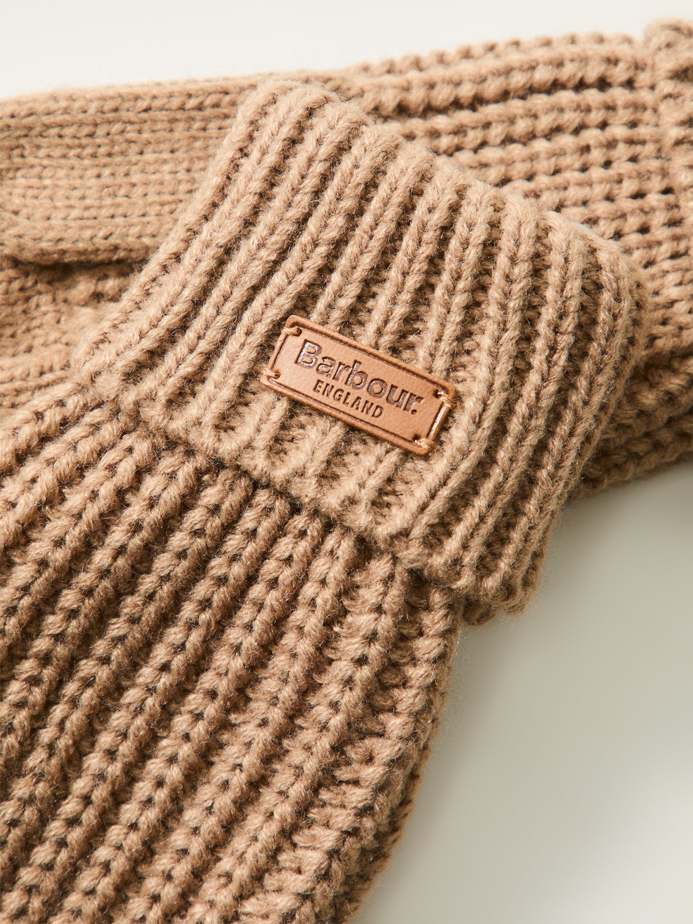 Saltburn Knitted Gloves Mink