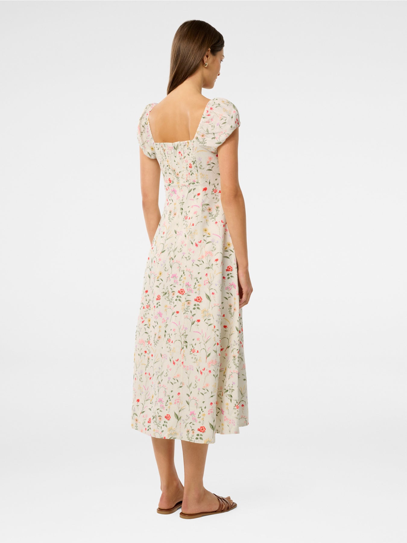 Sallie Tie Front Midi Dress